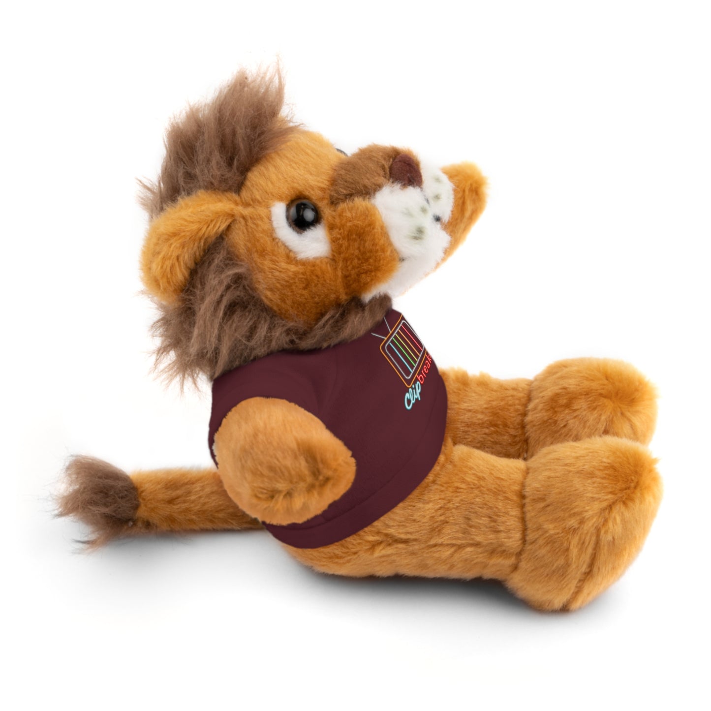 Plushie Stuffed Animals with Clip Breakdown Tee-Shirt