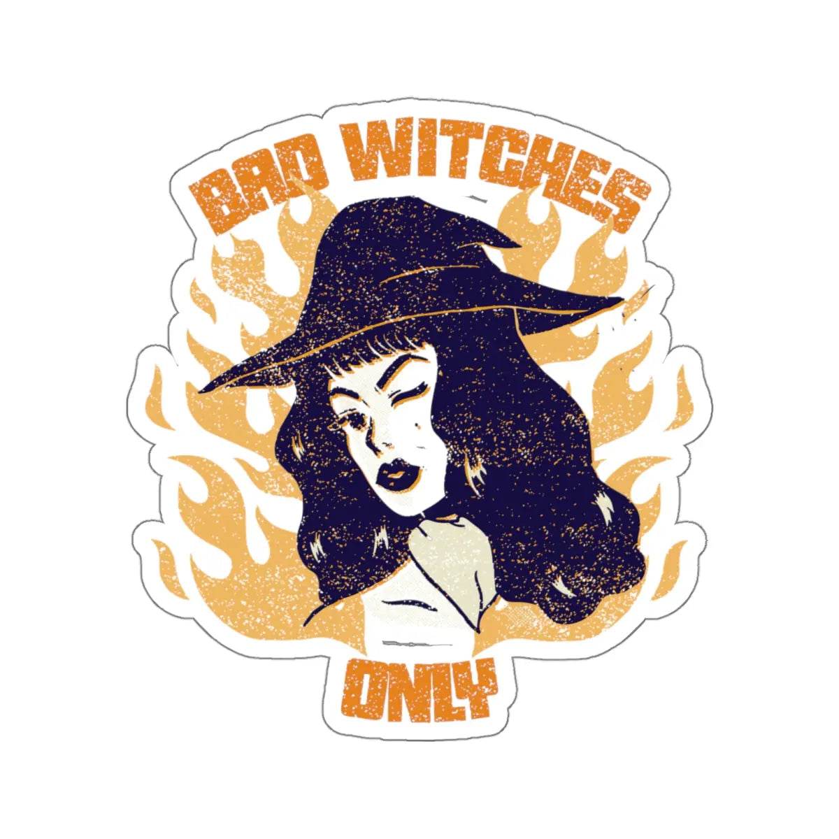 Bad Witches Only Kiss-Cut Stickers - Nick DiRamio