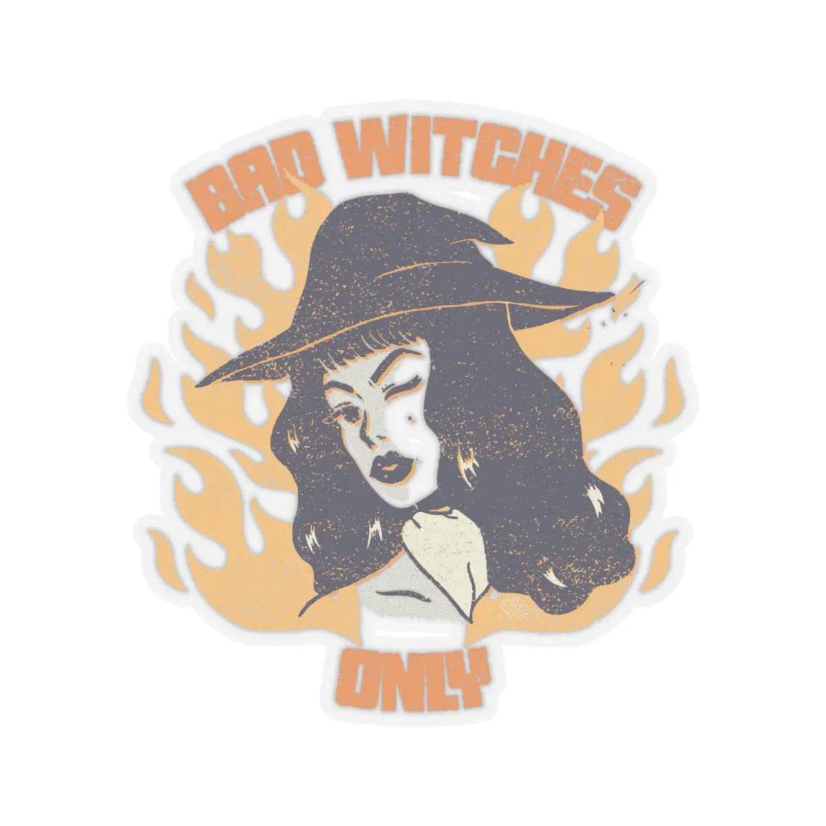Bad Witches Only Kiss-Cut Stickers - Nick DiRamio
