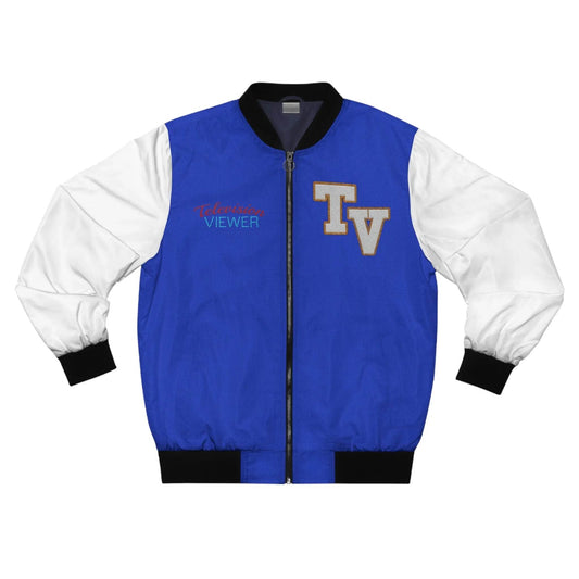 Clip Breakdown Men’s Bomber Jacket - “Team Television Viewer” Sporty Outerwear - Nick DiRamio