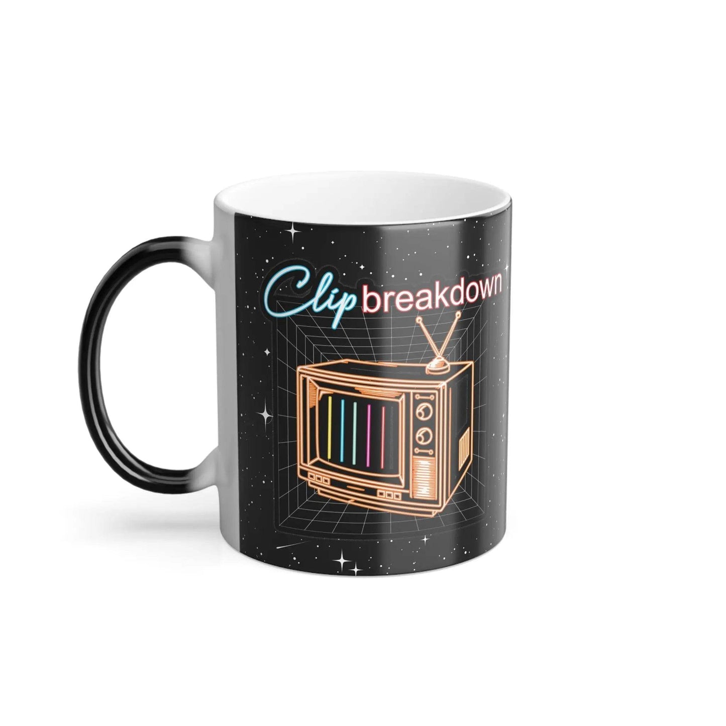 Color Morphing Mug - Clip Breakdown Logo 90's and 2000's Streetwear Design - Nick DiRamio
