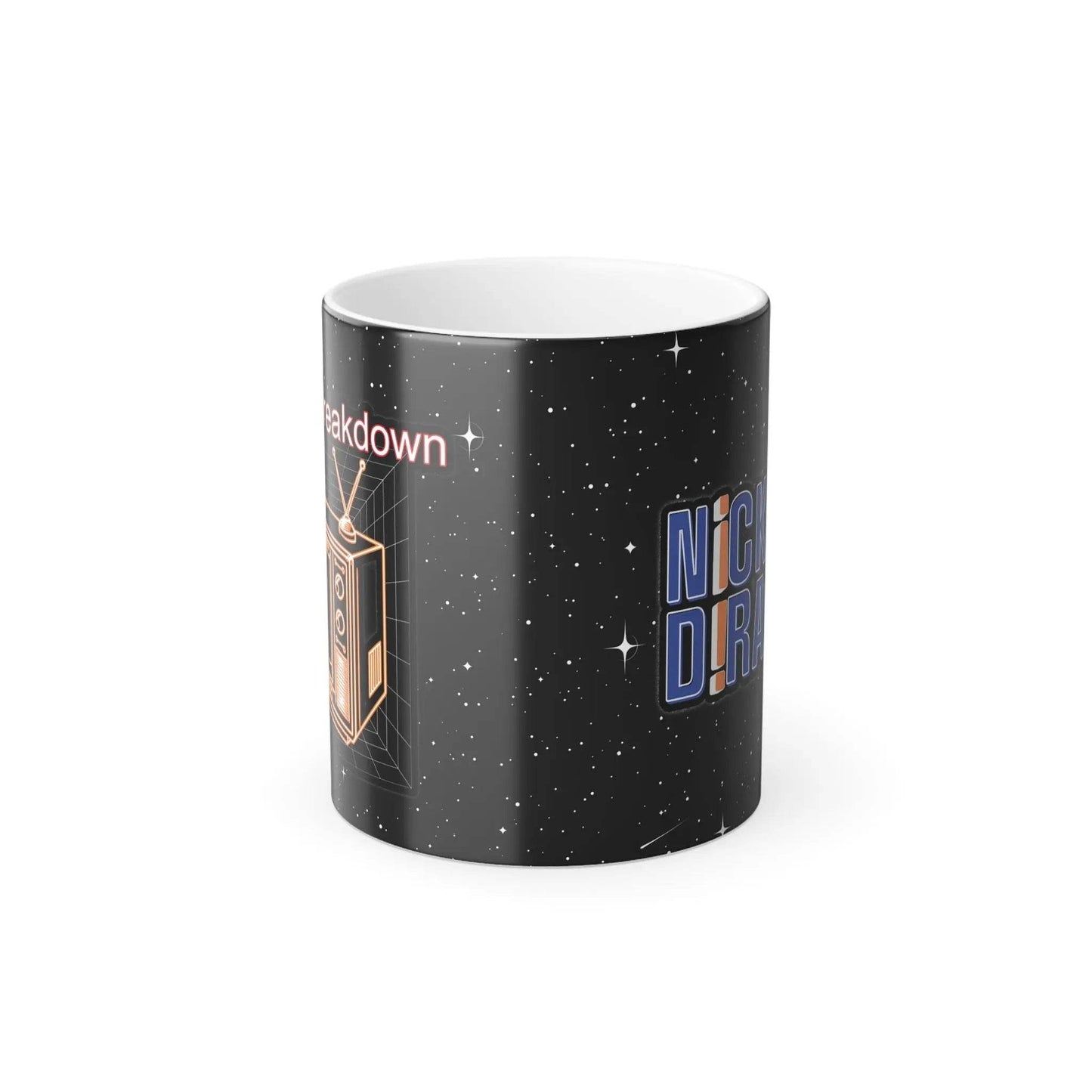 Color Morphing Mug - Clip Breakdown Logo 90's and 2000's Streetwear Design - Nick DiRamio