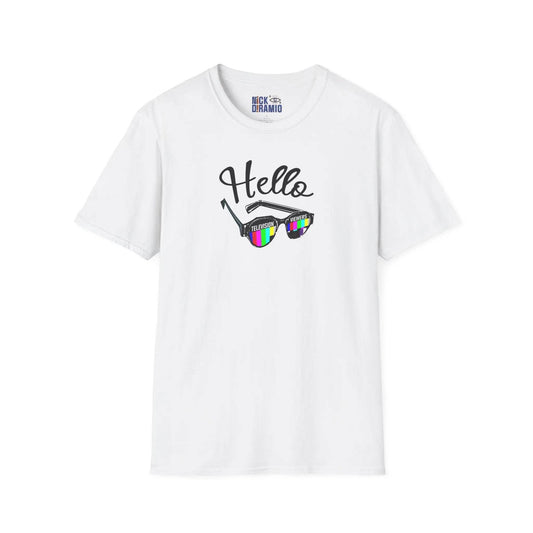 Hello Television Viewers On Air Greeting T-Shirt - Nick DiRamio
