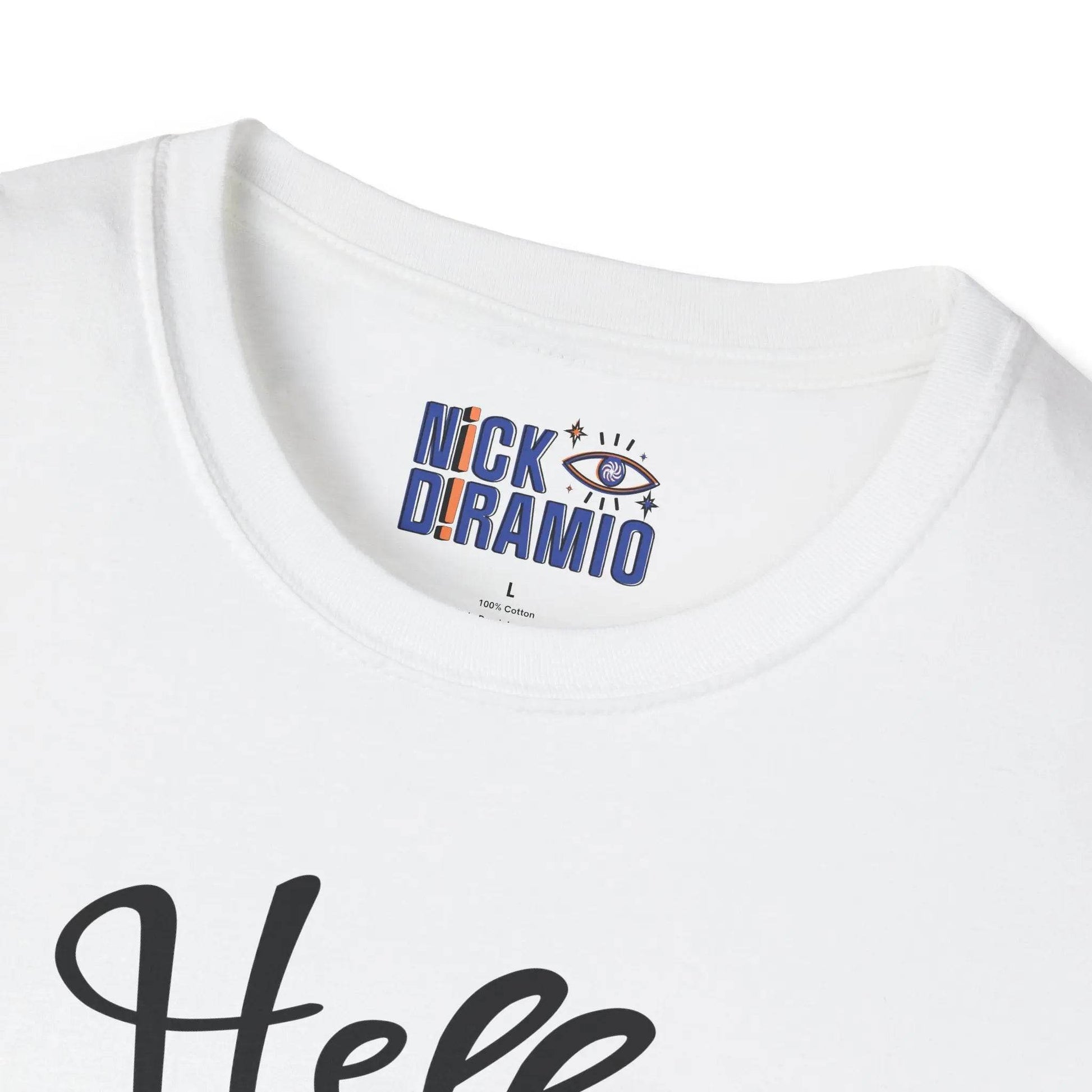 Hello Television Viewers On Air Greeting T-Shirt - Nick DiRamio