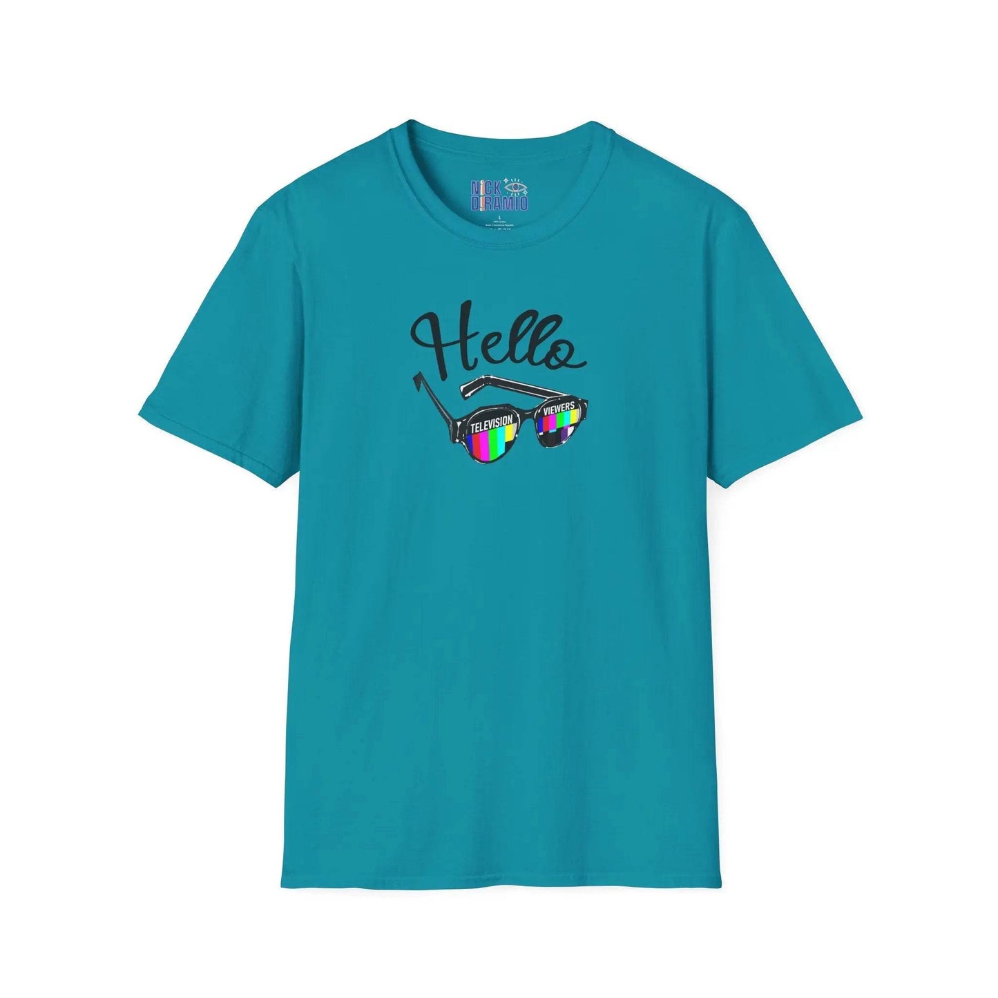 Hello Television Viewers On Air Greeting T-Shirt - Nick DiRamio