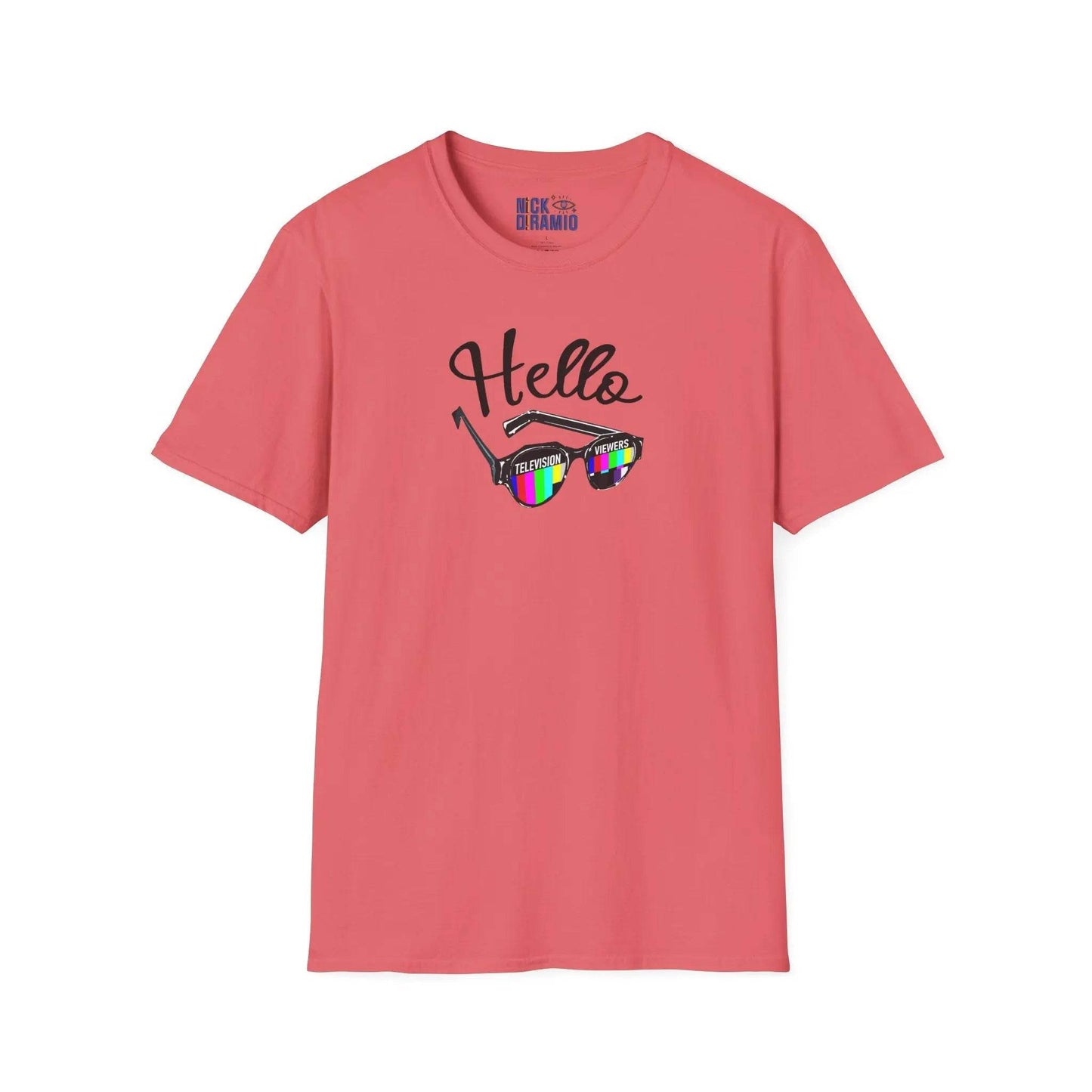 Hello Television Viewers On Air Greeting T-Shirt - Nick DiRamio
