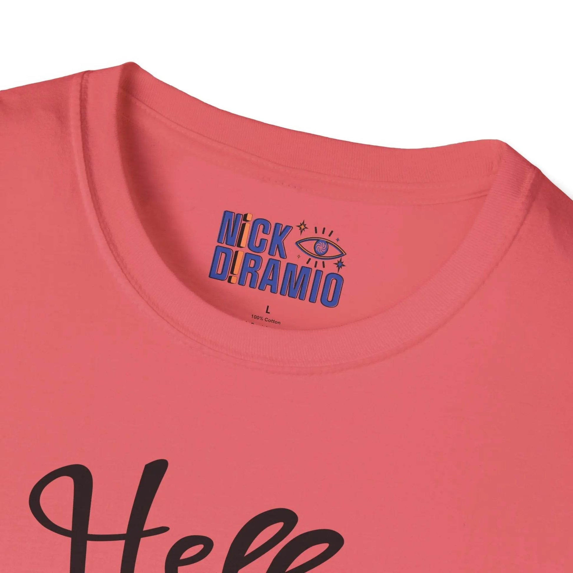 Hello Television Viewers On Air Greeting T-Shirt - Nick DiRamio