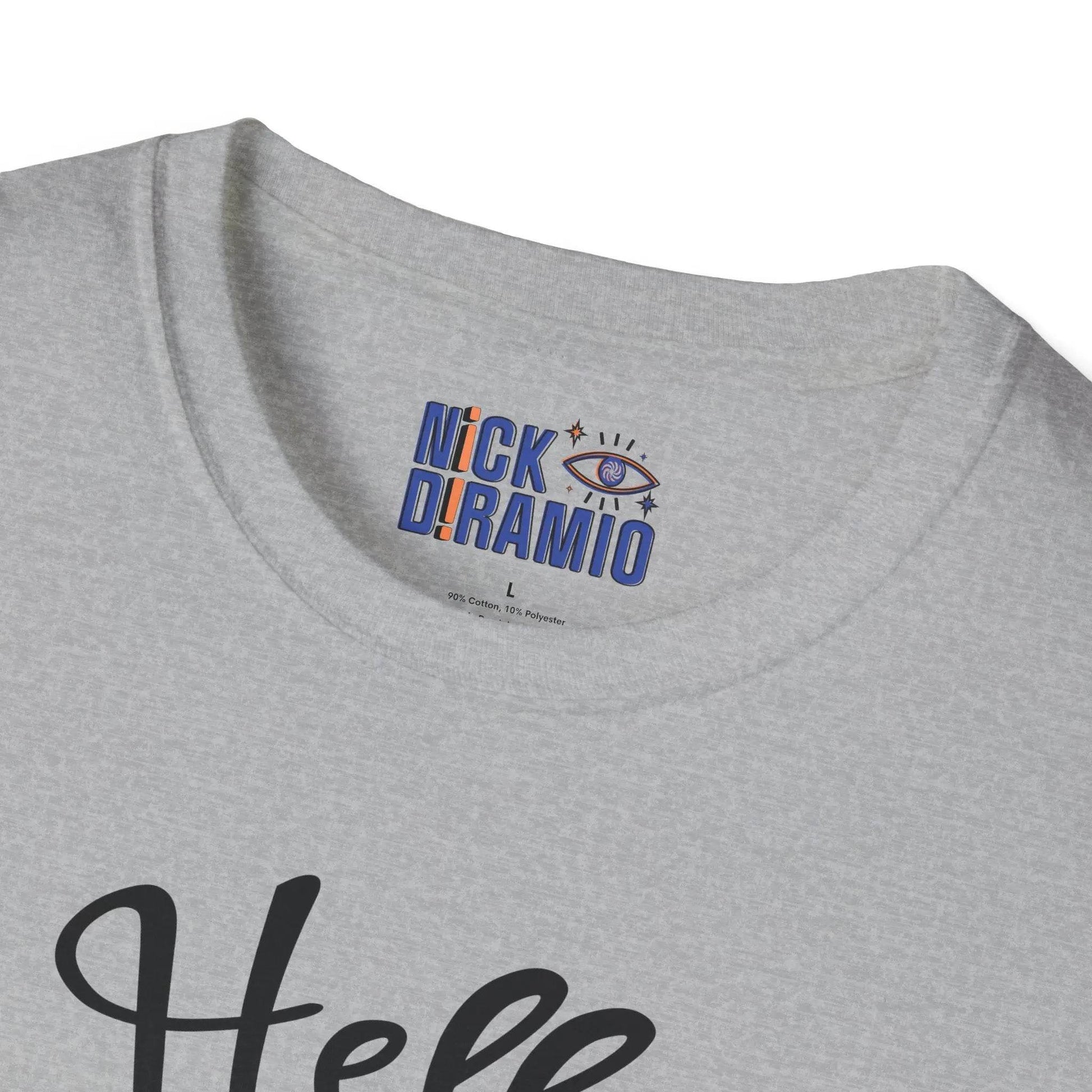 Hello Television Viewers On Air Greeting T-Shirt - Nick DiRamio