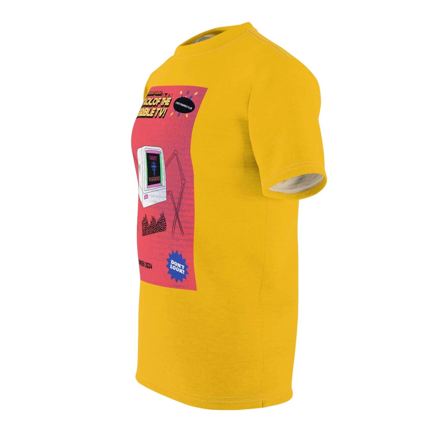 Horror Film Poster Halloween Tee - Attack of the Terrible TV! - Nick DiRamio