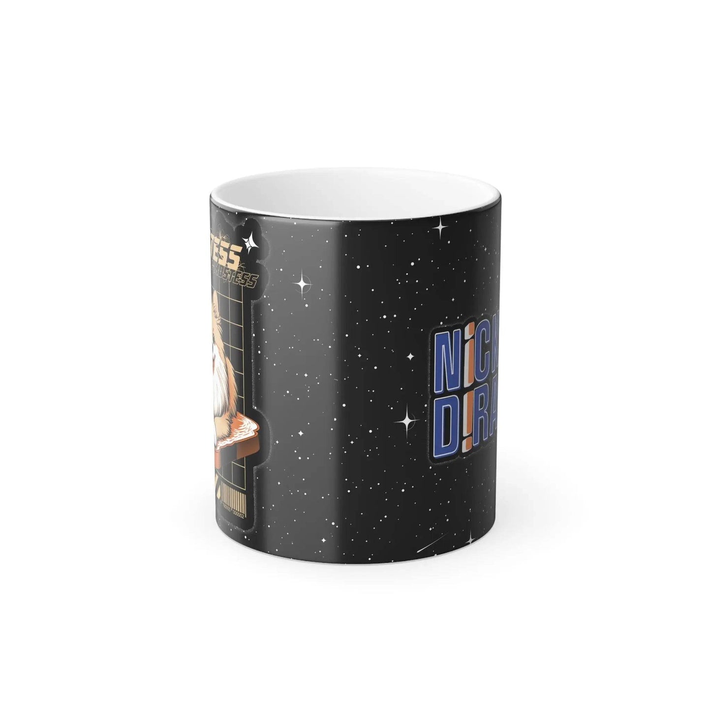 Color Morphing Mug - Limited Edition Mug with Stylized Pomeranian Design - Nick DiRamio