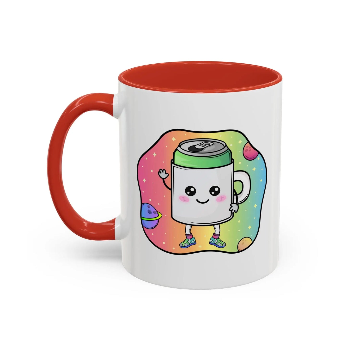 "MugCan in Space" Accent Coffee Mug, 11oz