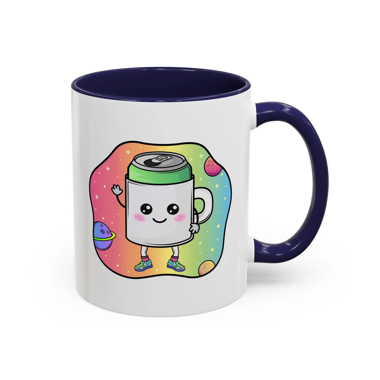 "MugCan in Space" Accent Coffee Mug, 11oz