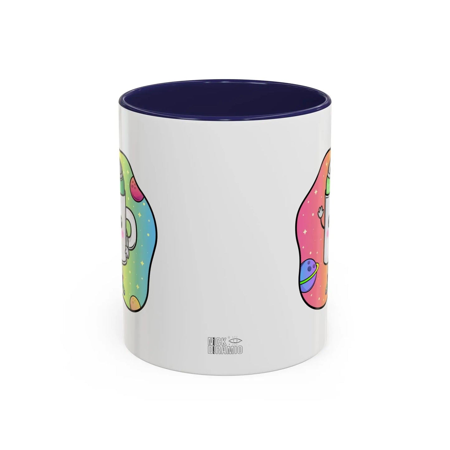 "MugCan in Space" Accent Coffee Mug, 11oz
