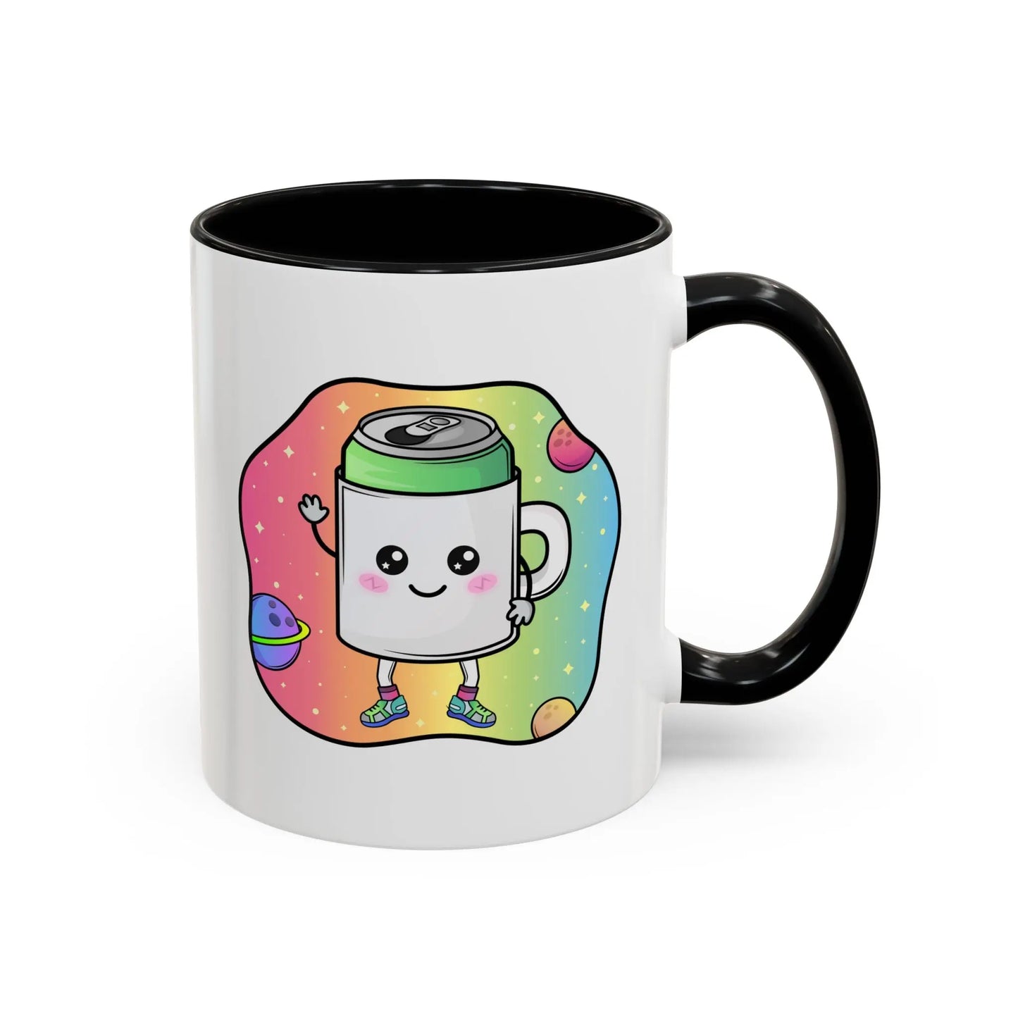 "MugCan in Space" Accent Coffee Mug, 11oz