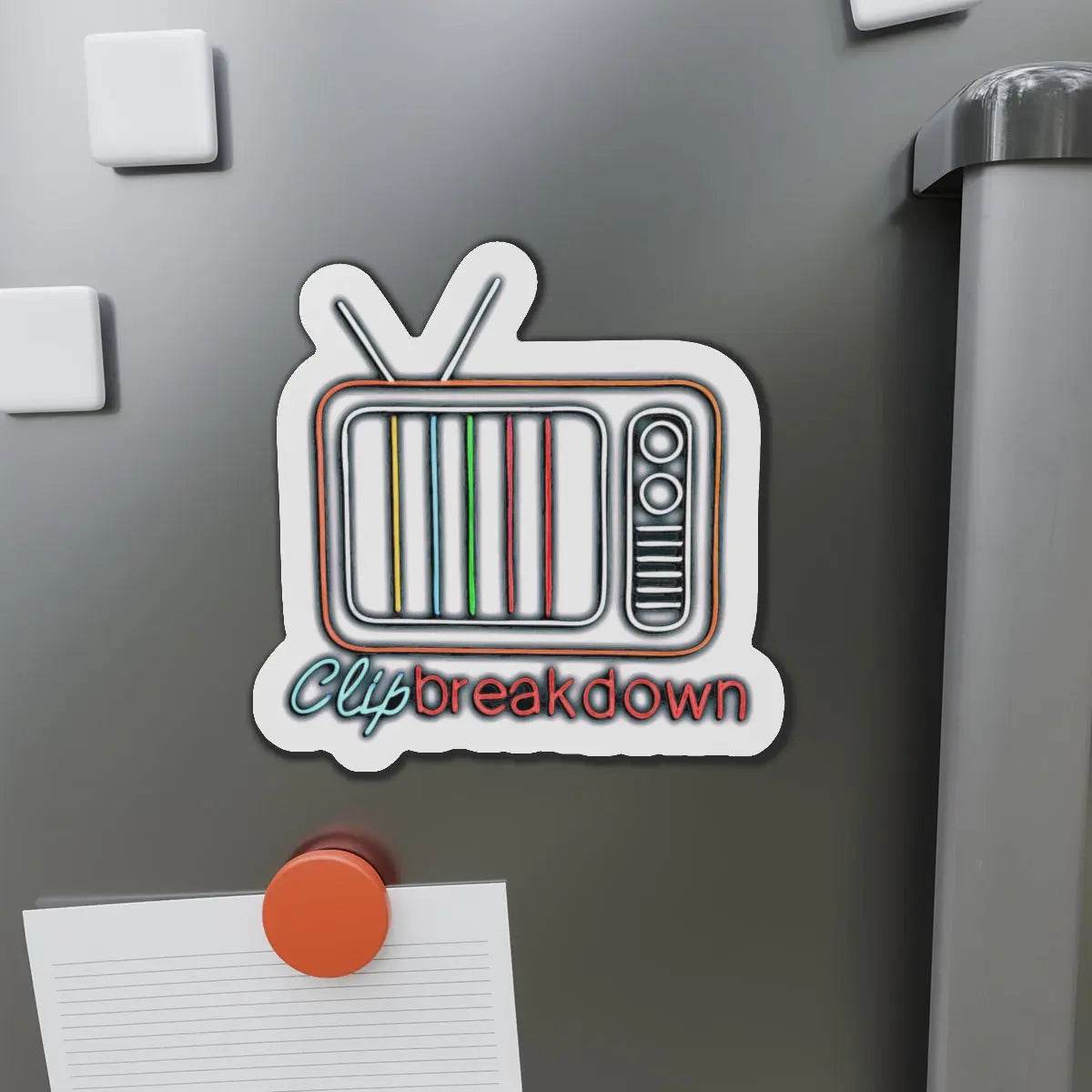 Neon Sign Magnet - Clip Breakdown Logo - Nick DiRamio