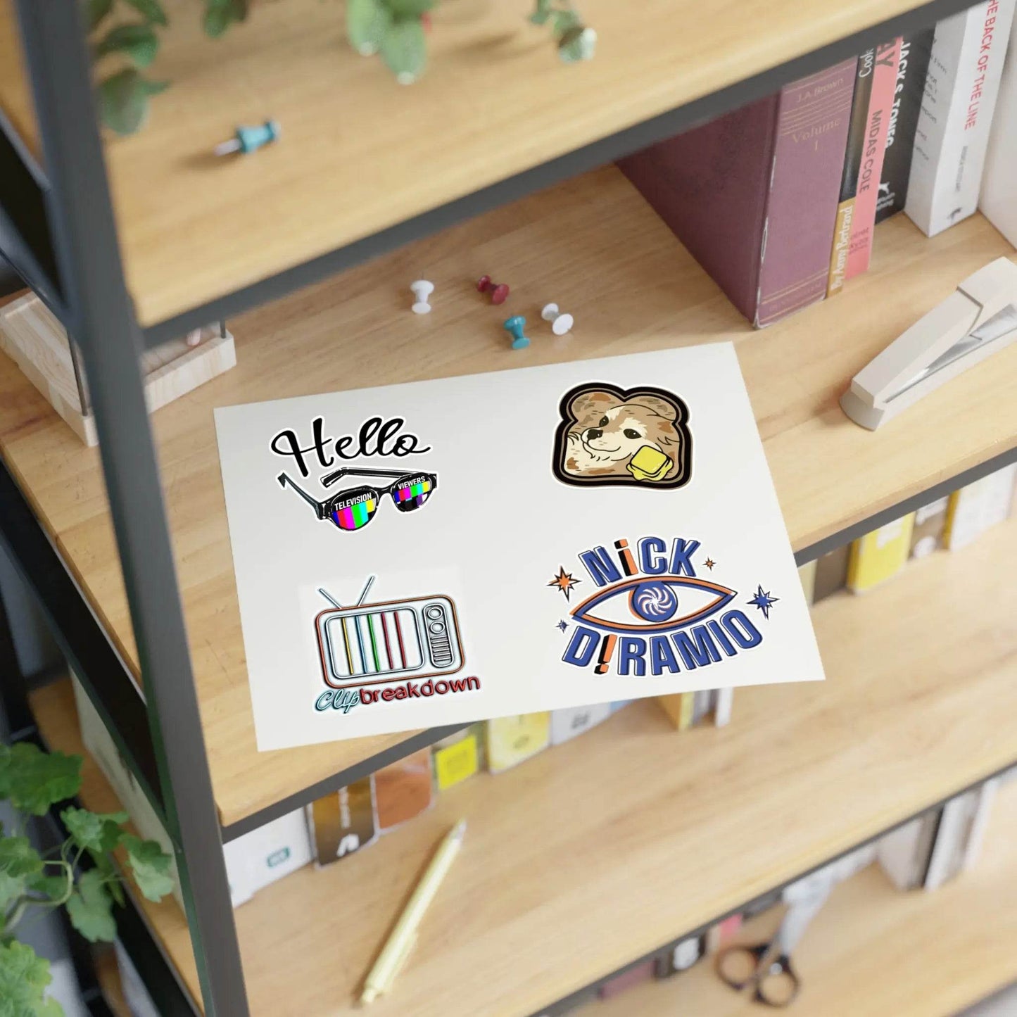 Nick DiRamio Clip Breakdown Icon Sticker Sheets - Nick DiRamio