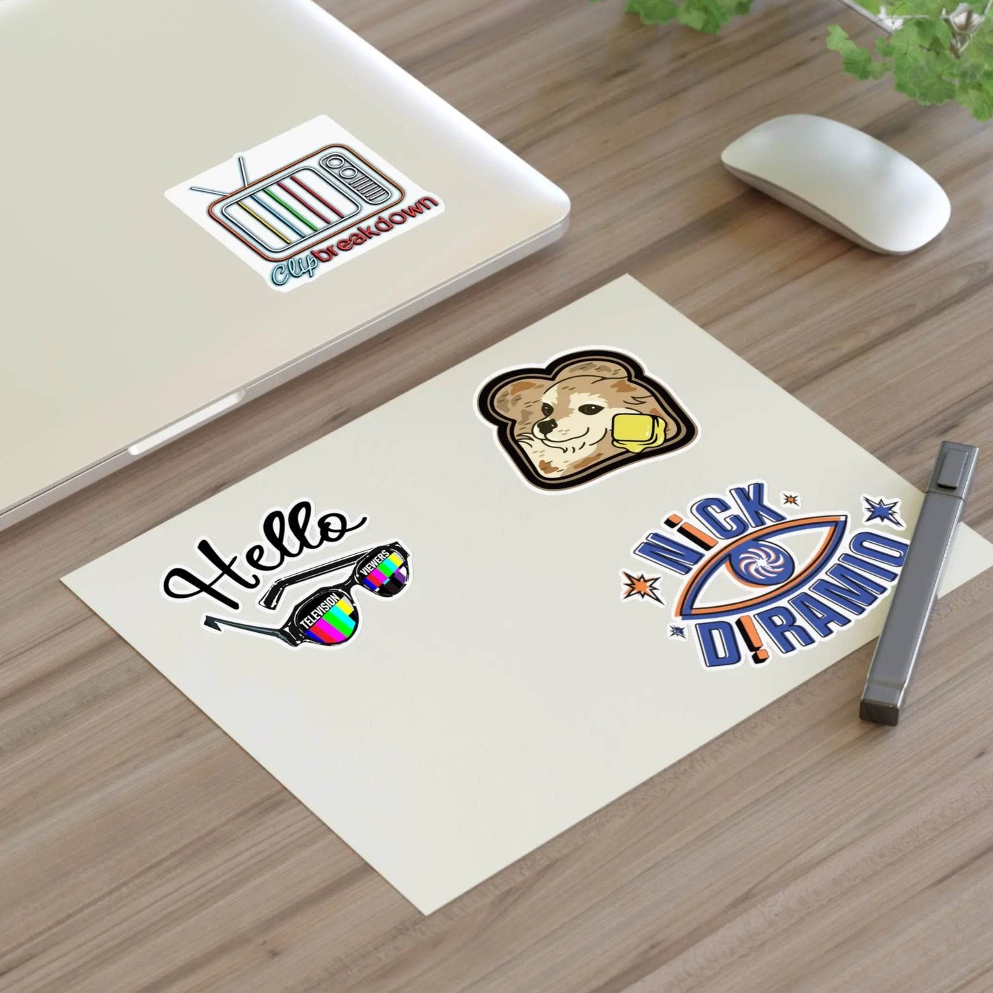 Nick DiRamio Clip Breakdown Icon Sticker Sheets - Nick DiRamio