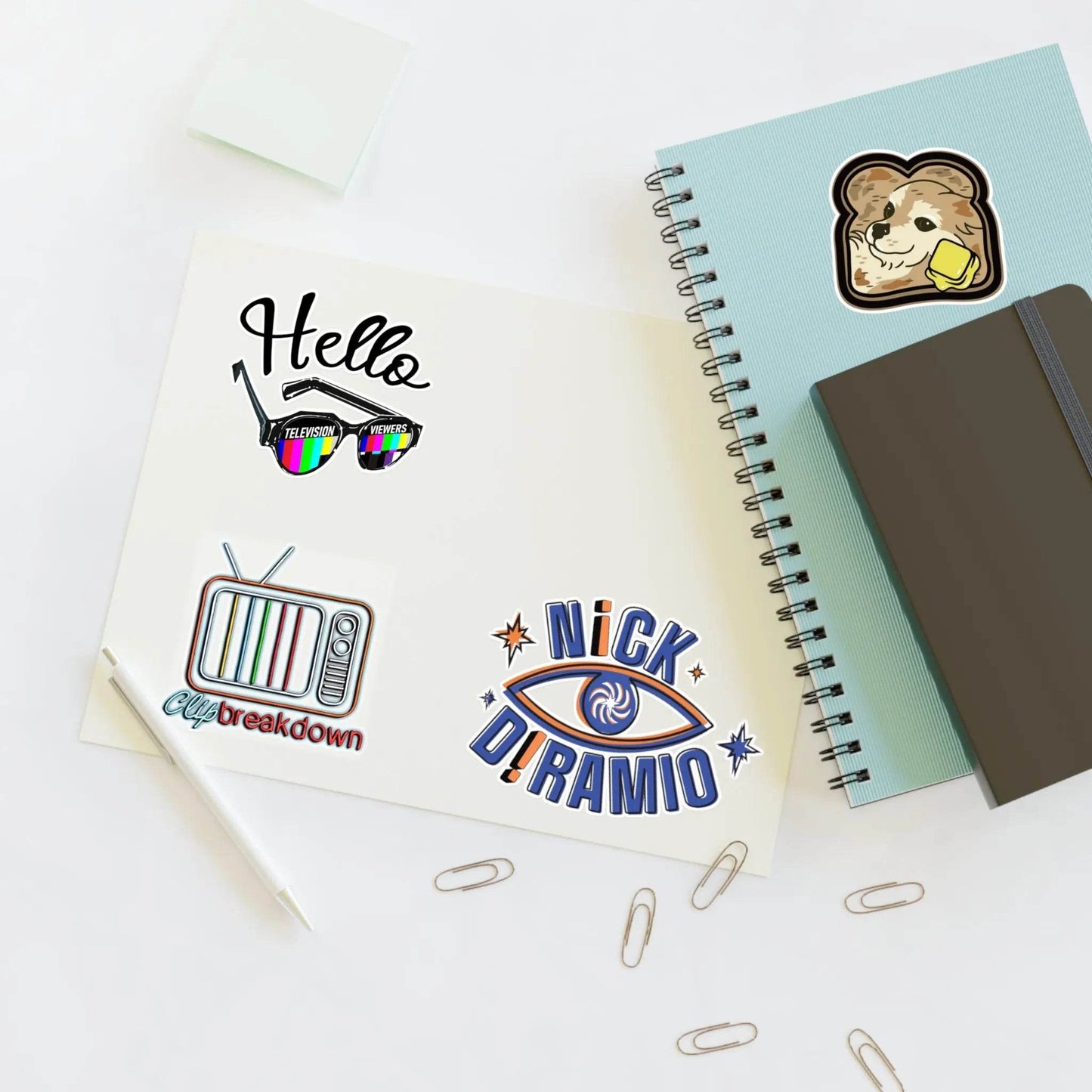 Nick DiRamio Clip Breakdown Icon Sticker Sheets - Nick DiRamio