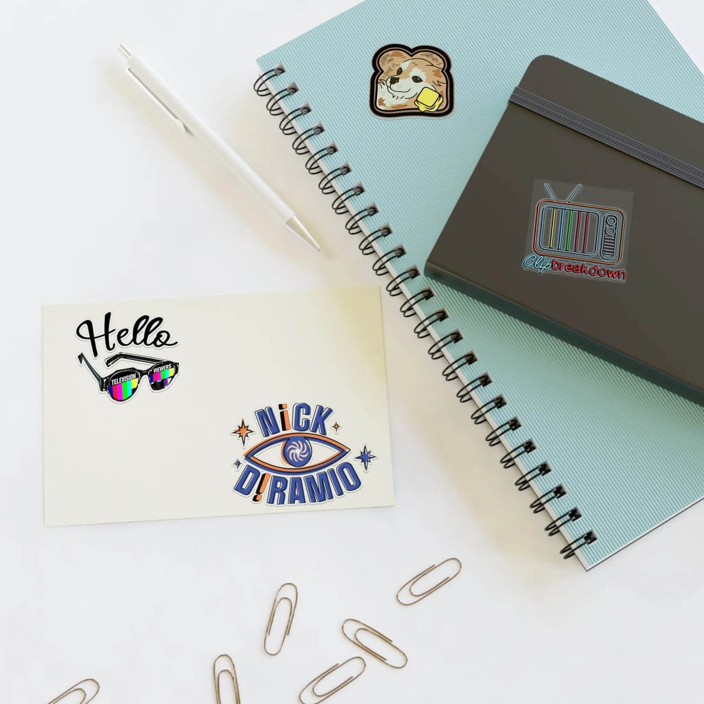 Nick DiRamio Clip Breakdown Icon Sticker Sheets - Nick DiRamio