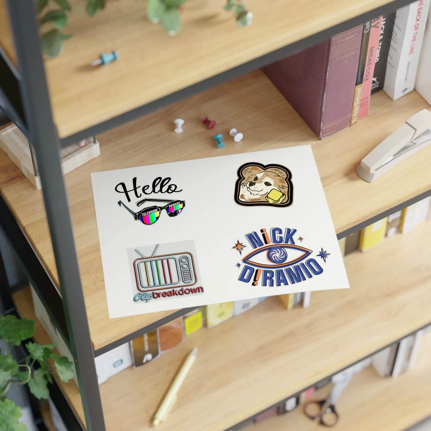Nick DiRamio Clip Breakdown Icon Sticker Sheets - Nick DiRamio