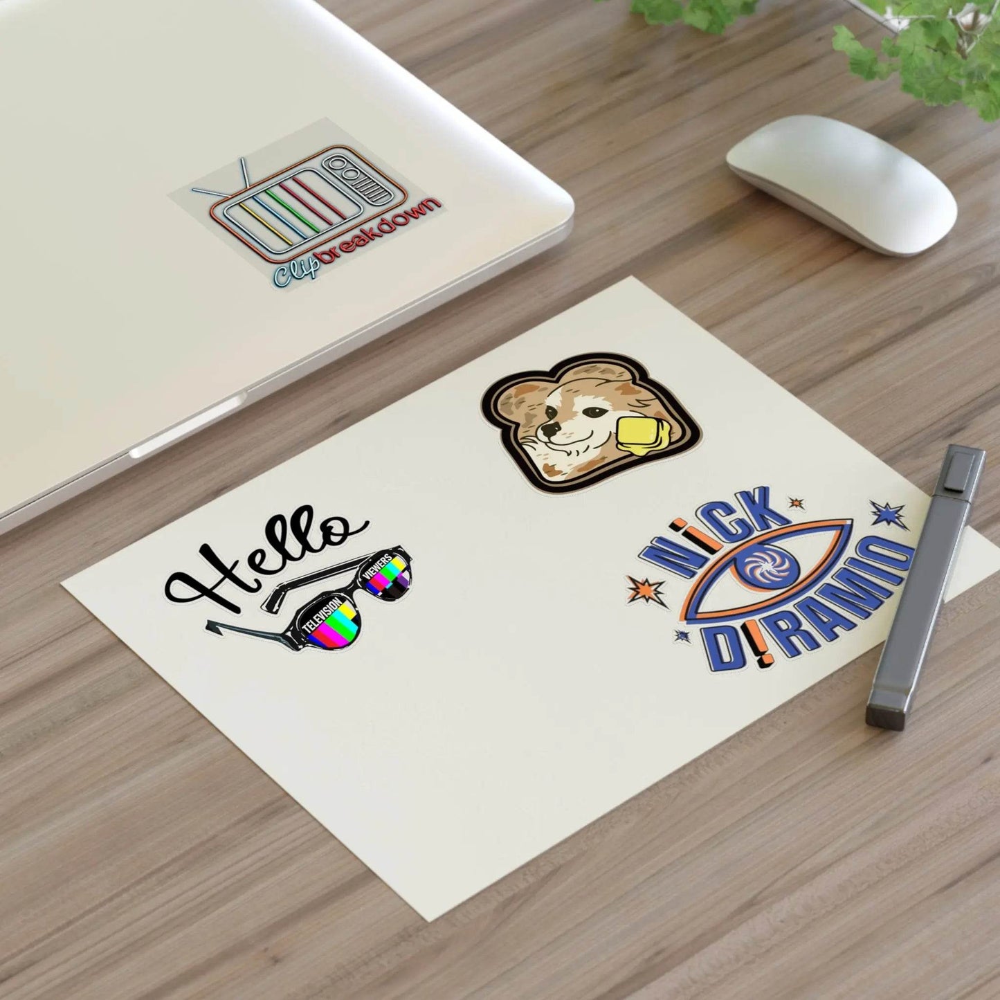 Nick DiRamio Clip Breakdown Icon Sticker Sheets - Nick DiRamio