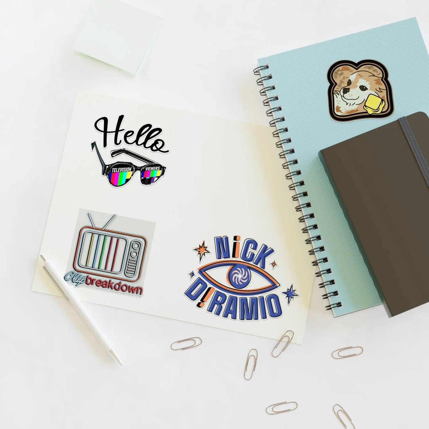 Nick DiRamio Clip Breakdown Icon Sticker Sheets - Nick DiRamio