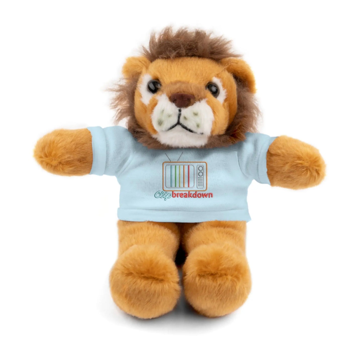 Plushie Stuffed Animals with Clip Breakdown Tee-Shirt