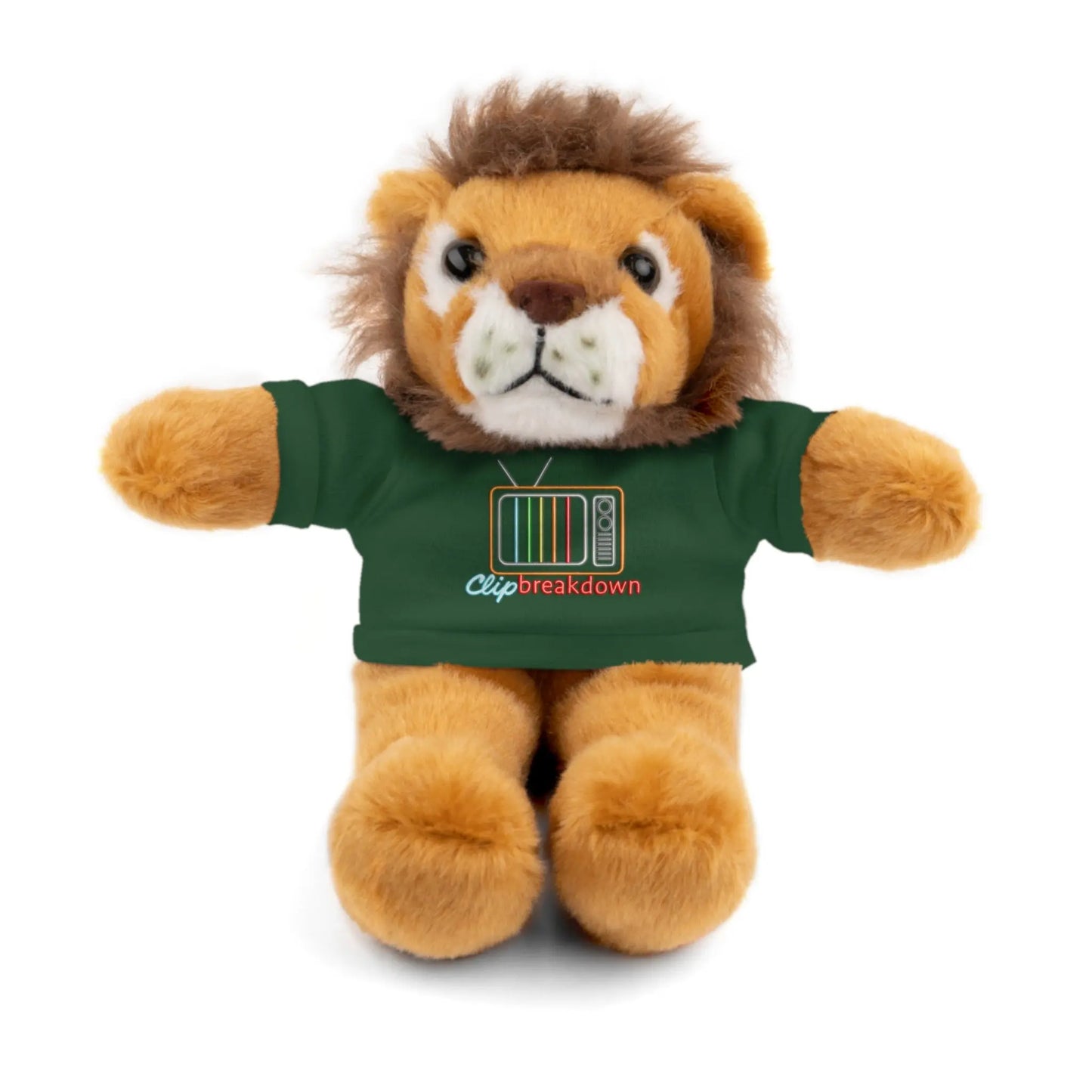 Plushie Stuffed Animals with Clip Breakdown Tee-Shirt
