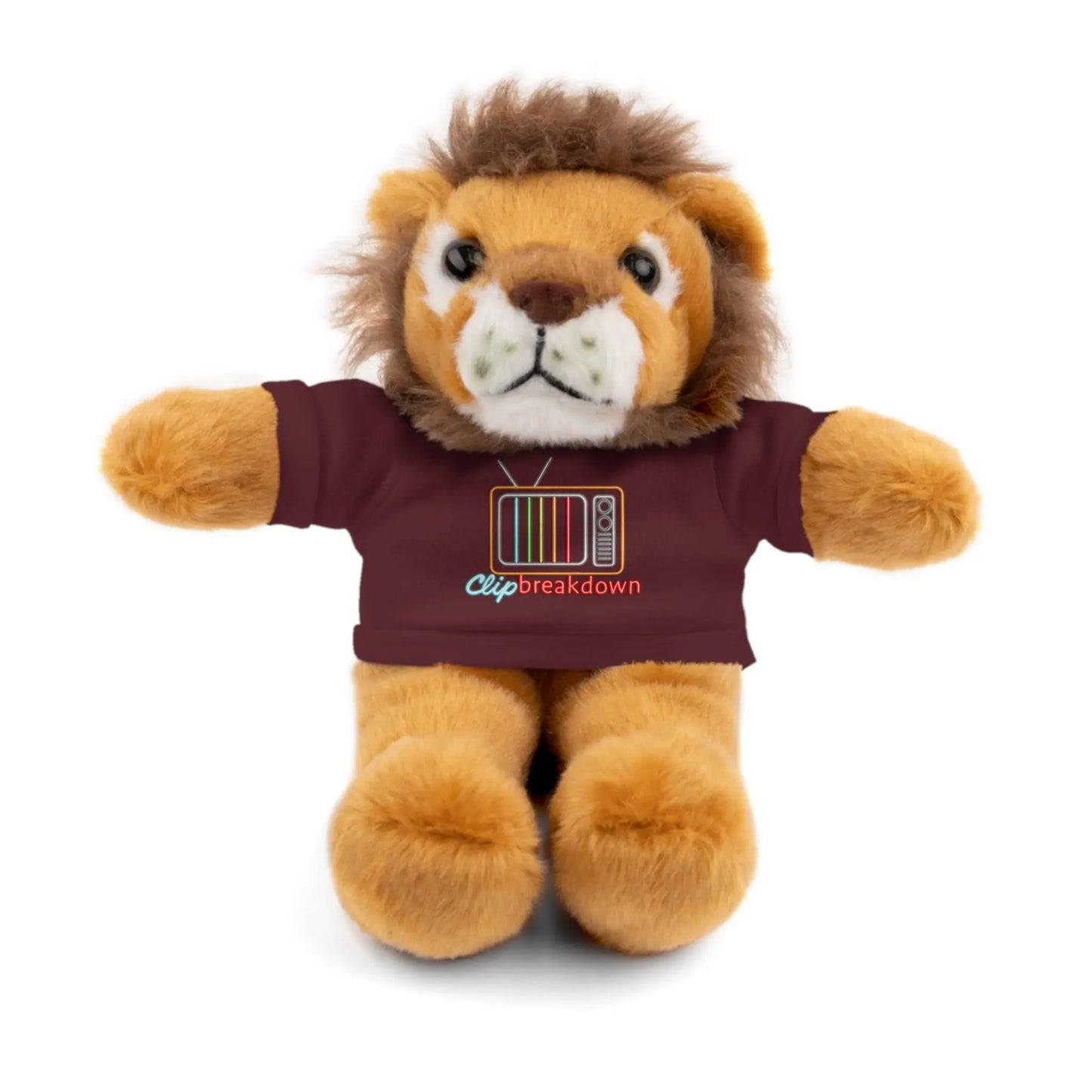 Plushie Stuffed Animals with Clip Breakdown Tee-Shirt