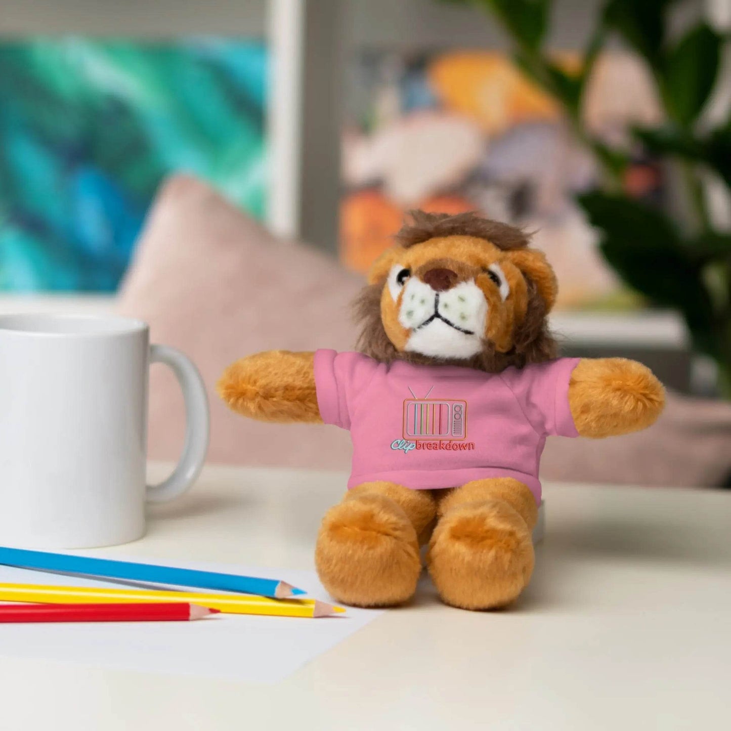 Plushie Stuffed Animals with Clip Breakdown Tee-Shirt - Nick DiRamio