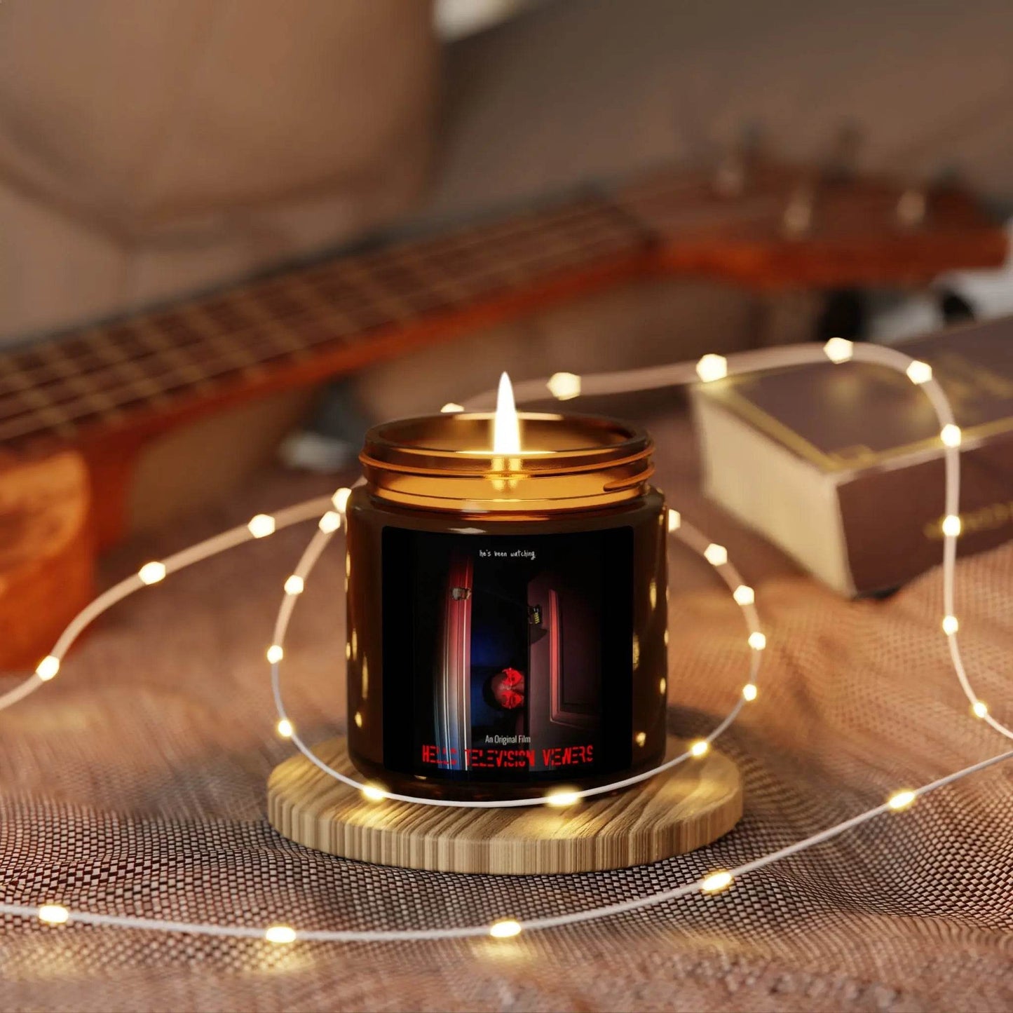 Soy Candle - Parody Horror Movie Poster Inspired in Amber Jar - Nick DiRamio