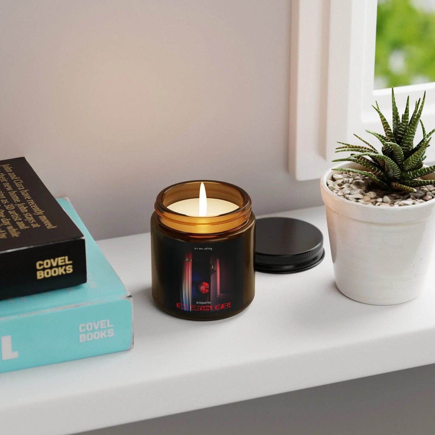 Soy Candle - Parody Horror Movie Poster Inspired in Amber Jar - Nick DiRamio
