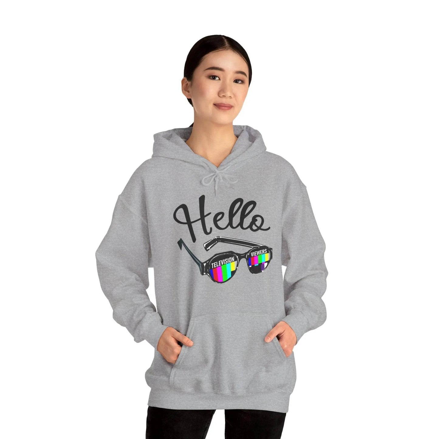 Television Viewer On Air Greeting Hoodie - Nick DiRamio
