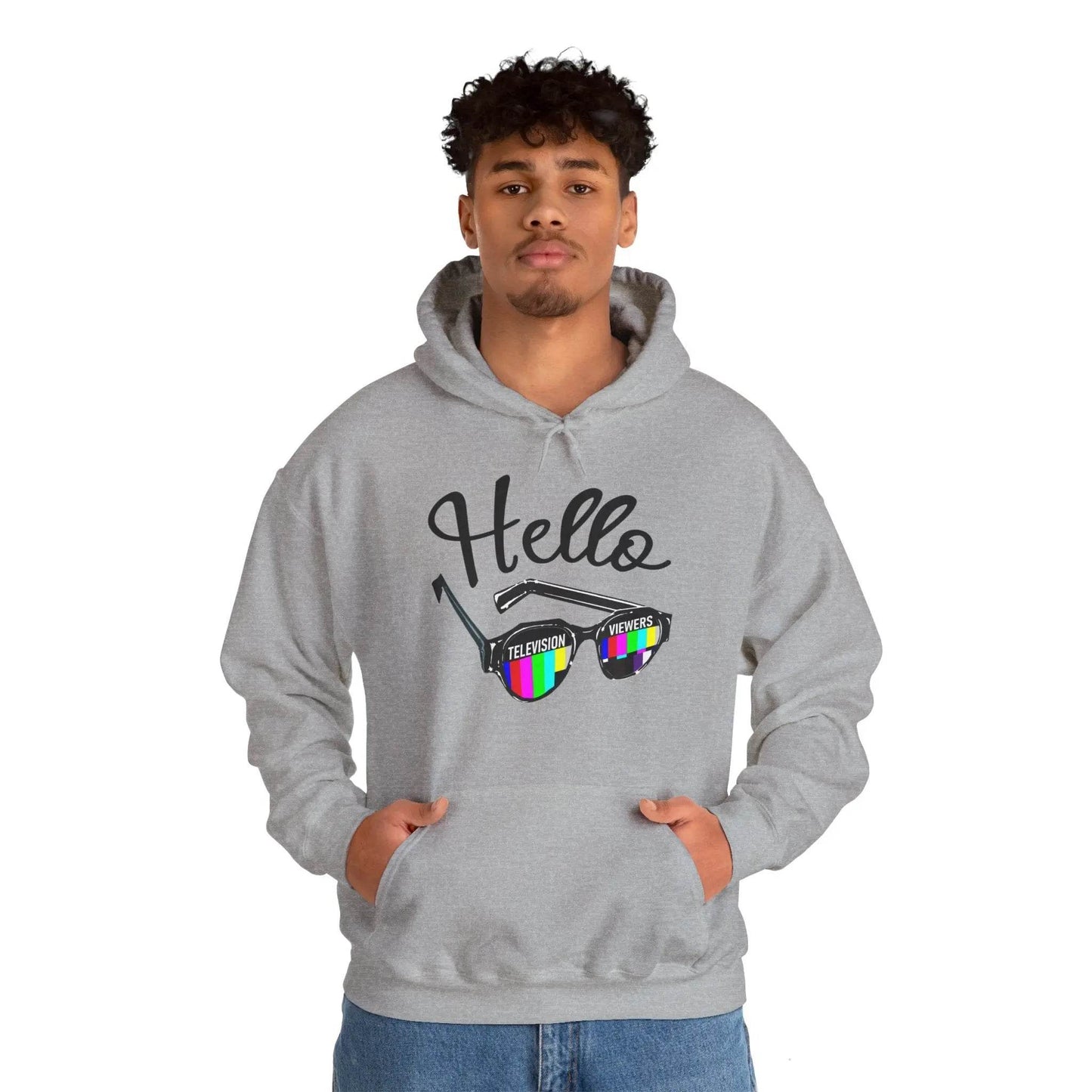 Television Viewer On Air Greeting Hoodie - Nick DiRamio
