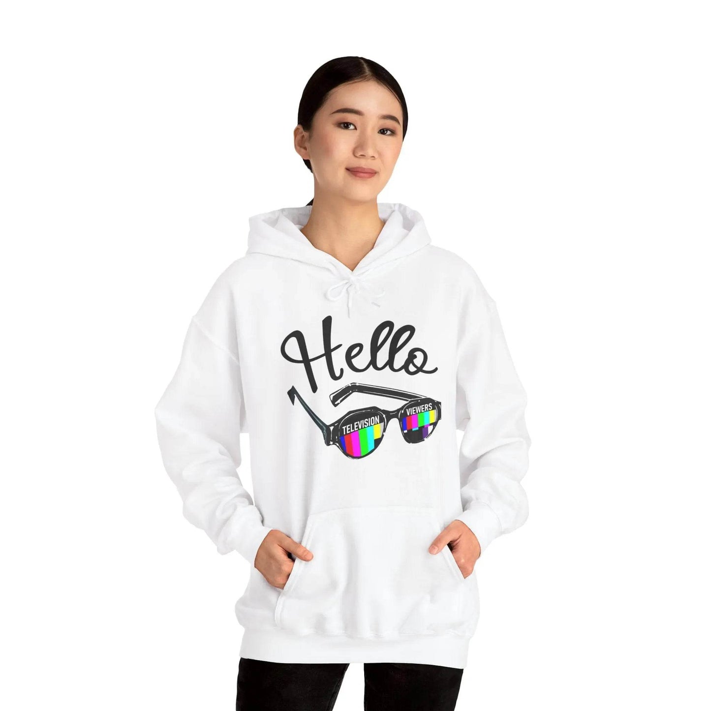 Television Viewer On Air Greeting Hoodie - Nick DiRamio