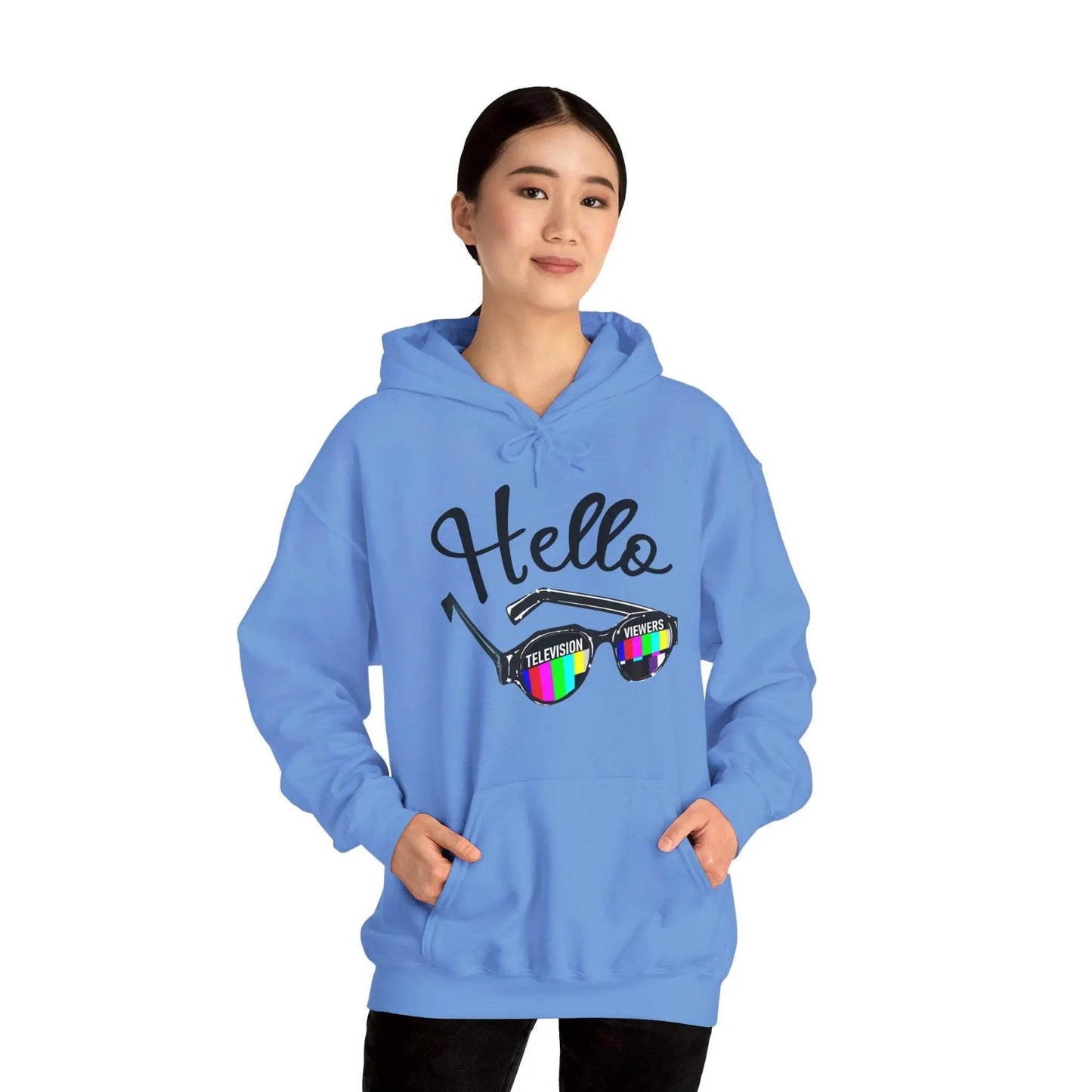 Television Viewer On Air Greeting Hoodie - Nick DiRamio