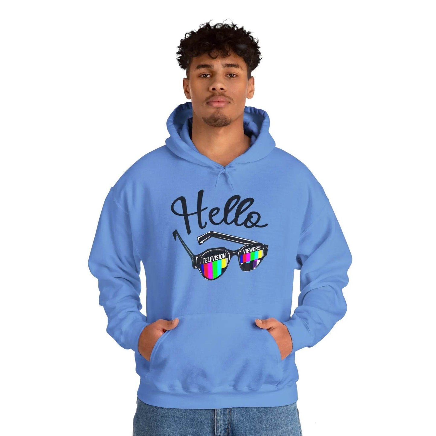 Television Viewer On Air Greeting Hoodie - Nick DiRamio