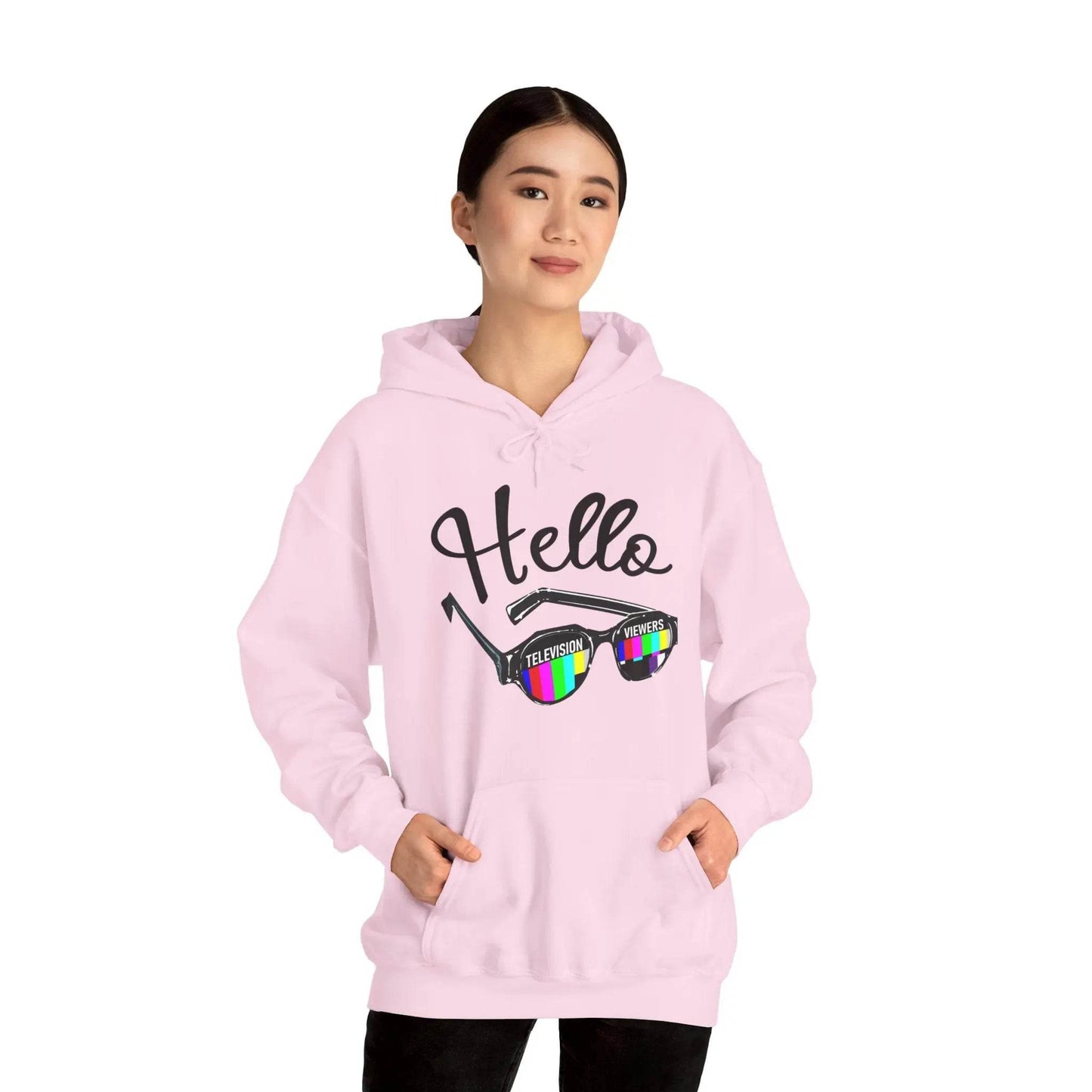 Television Viewer On Air Greeting Hoodie - Nick DiRamio
