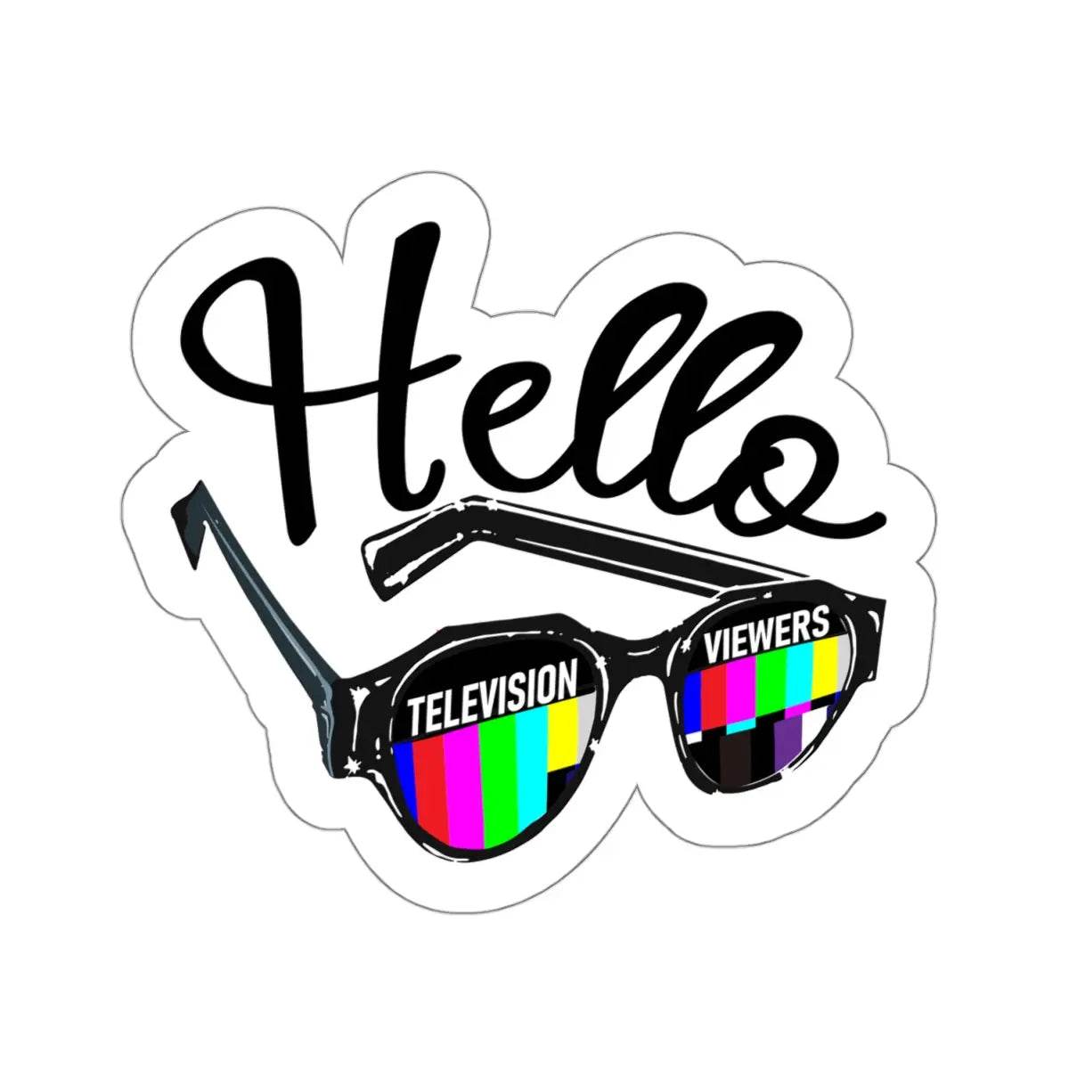 Television Viewer On Air Greeting Sticker - Nick DiRamio