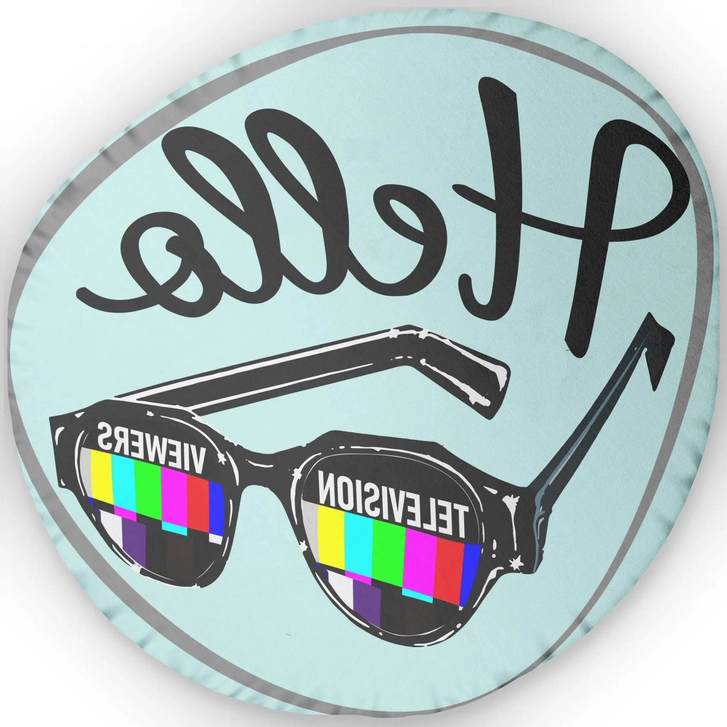 Television Viewers On Air Greeting Custom Shaped Pillow - Nick DiRamio