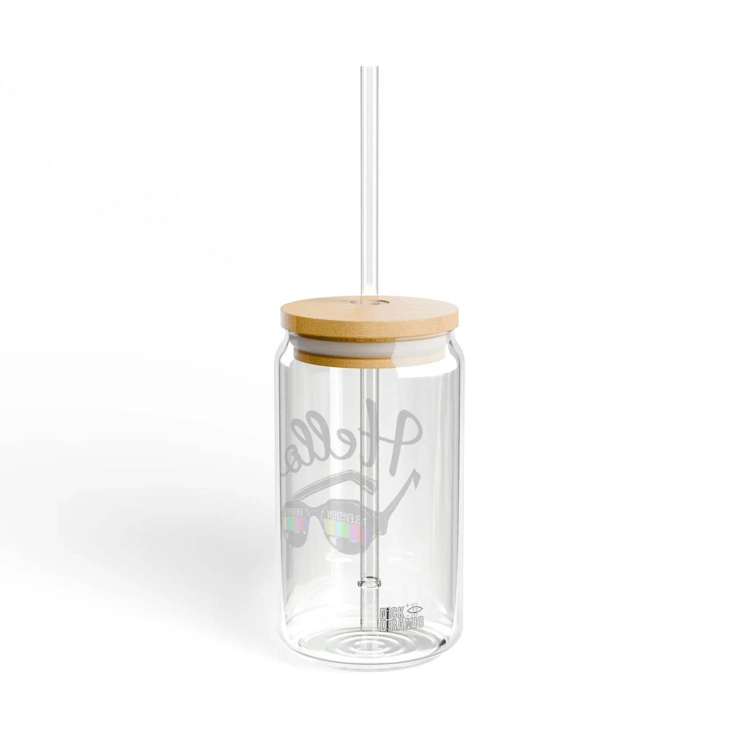 Television Viewers On Air Greeting Sipper Glass, 16 oz. - Nick DiRamio