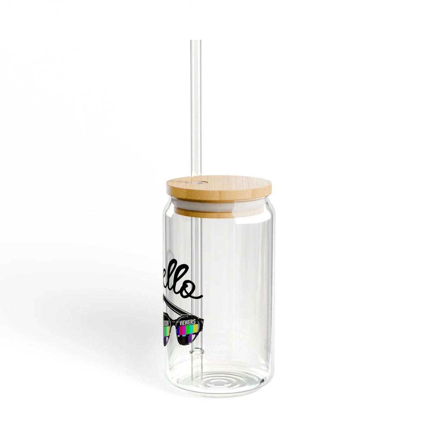 Television Viewers On Air Greeting Sipper Glass, 16 oz. - Nick DiRamio