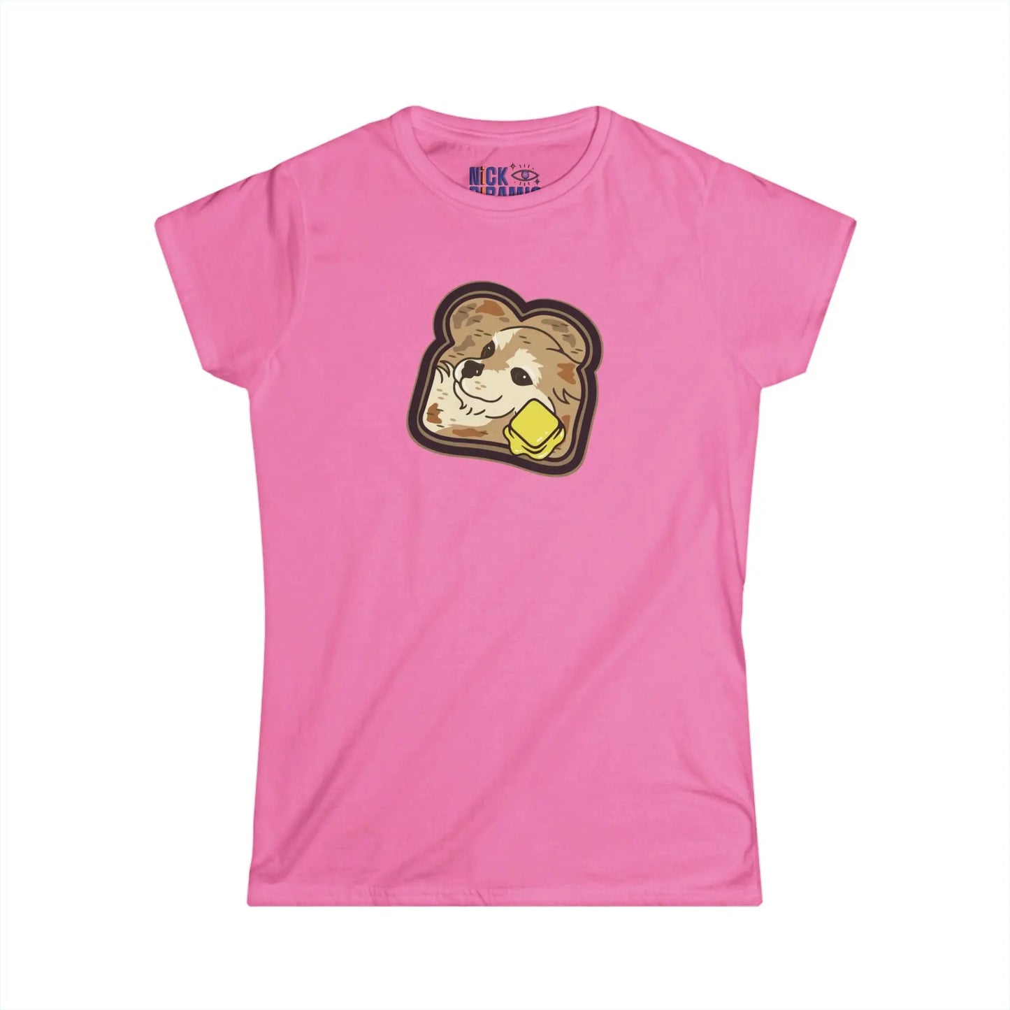 Camiseta de mujer con diseño pop art "Brinda por el Pomerania"