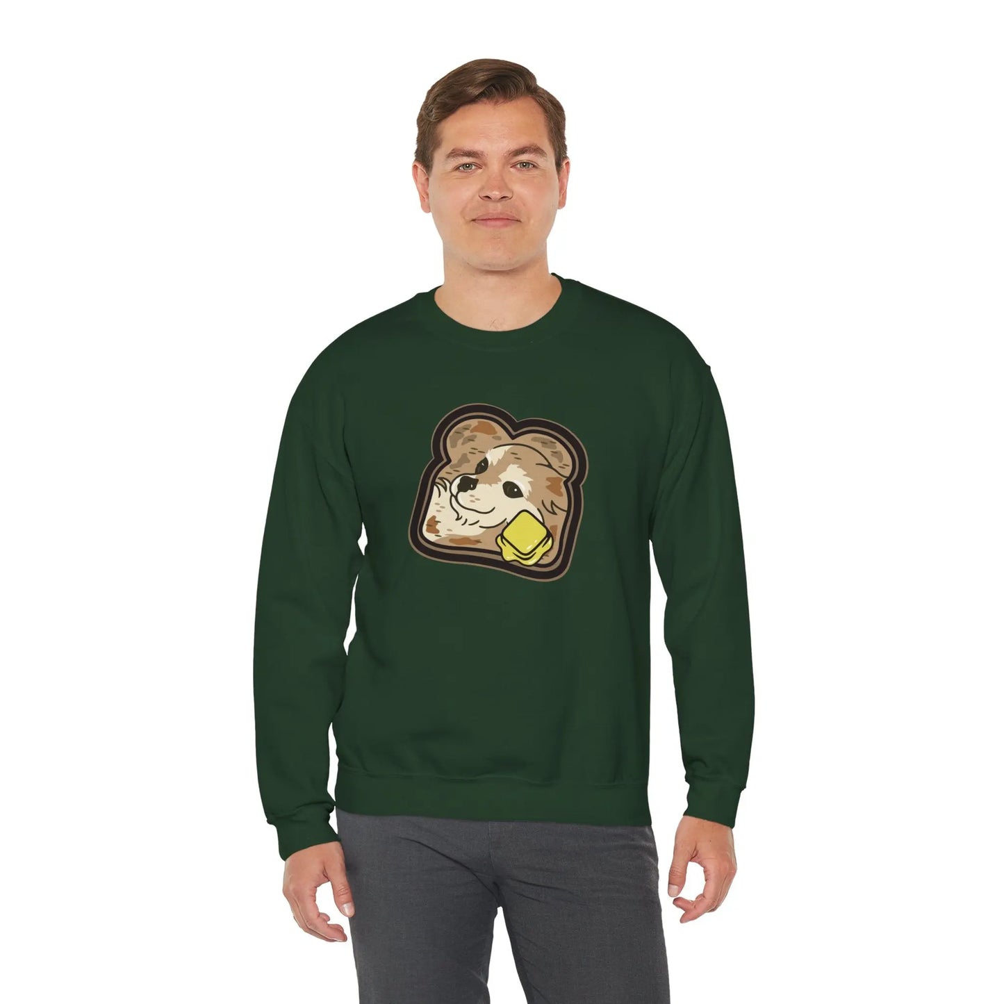 "Toast the Pomeranian" Unisex Crewneck Sweatshirt