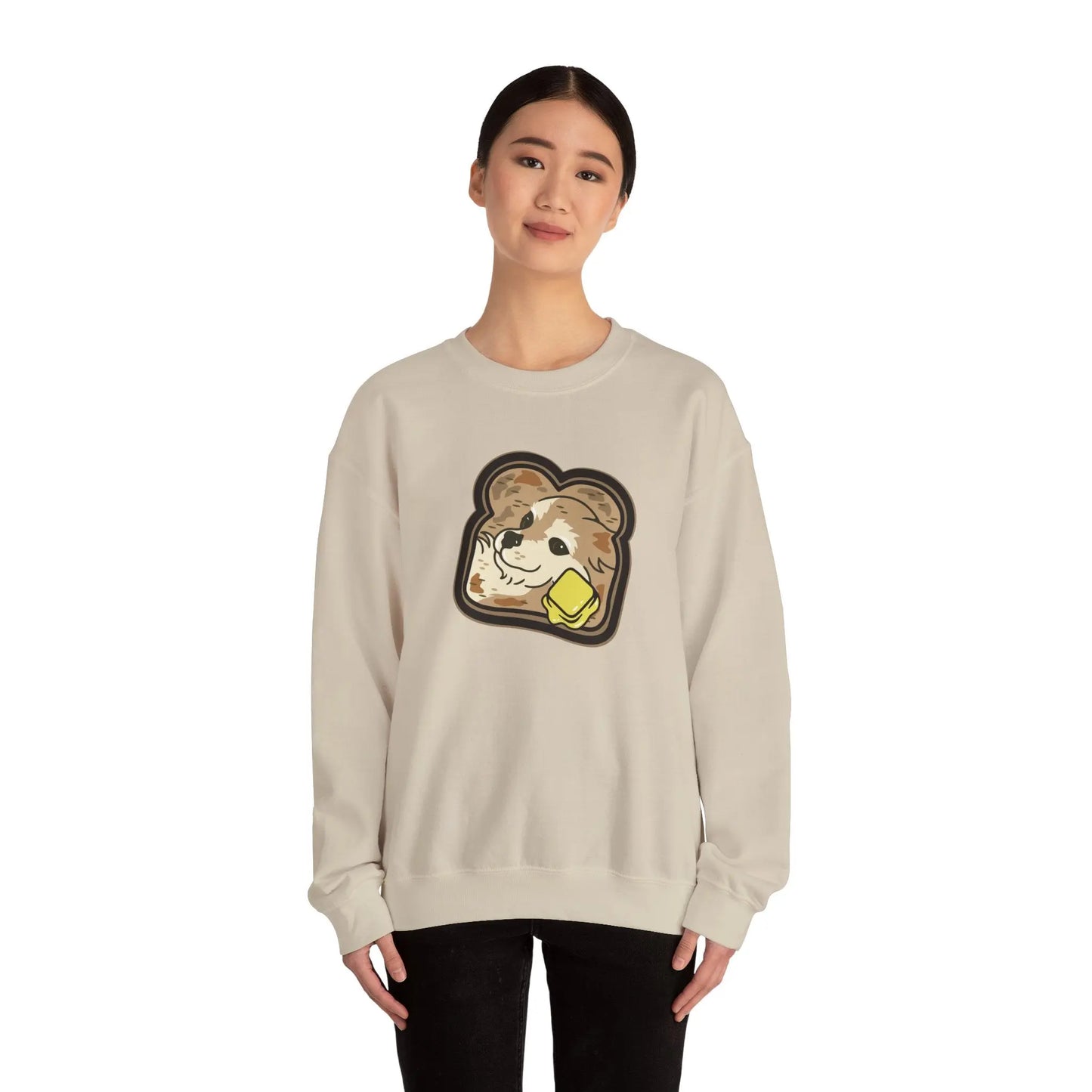 "Toast the Pomeranian" Unisex Crewneck Sweatshirt
