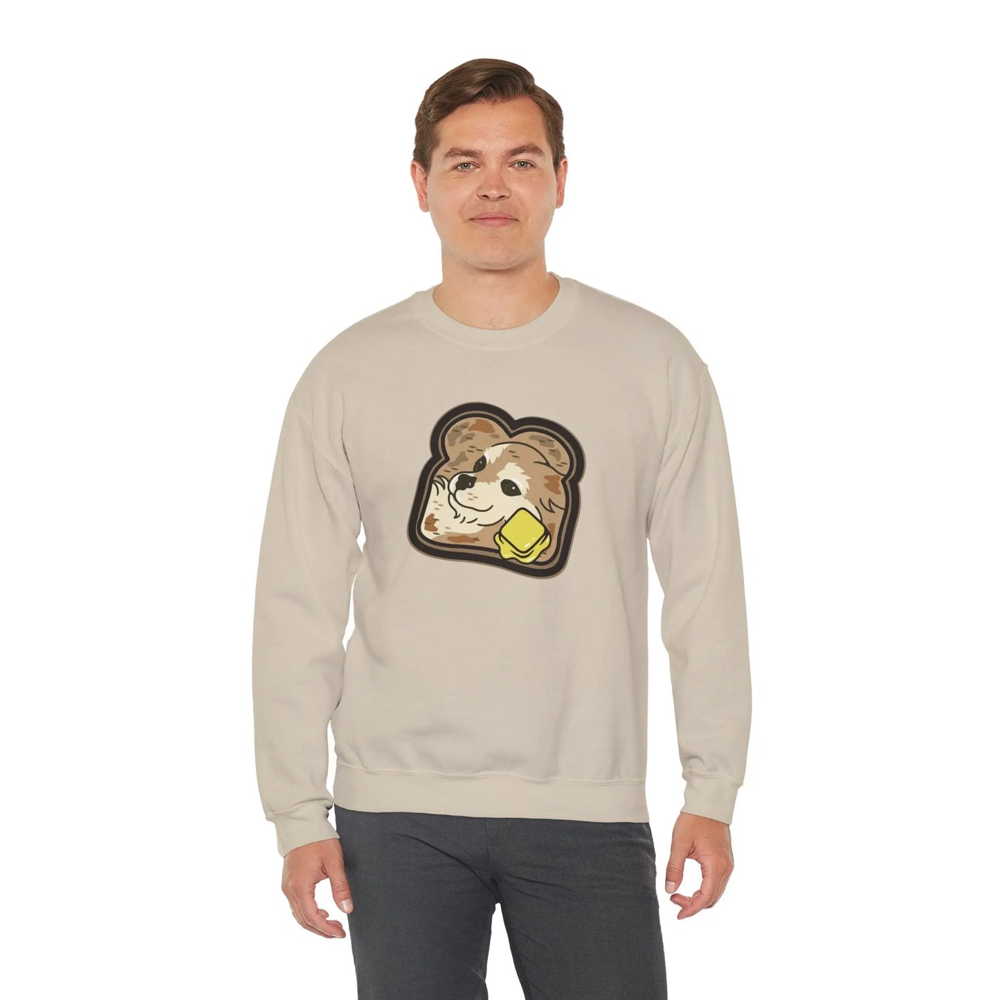 "Toast the Pomeranian" Unisex Crewneck Sweatshirt