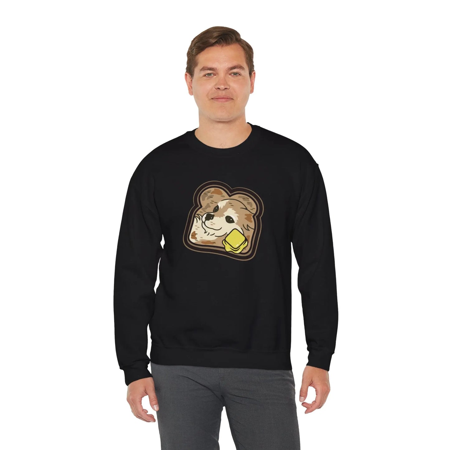 "Toast the Pomeranian" Unisex Crewneck Sweatshirt
