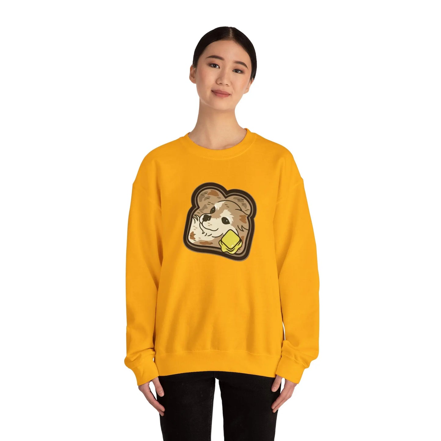 "Toast the Pomeranian" Unisex Crewneck Sweatshirt