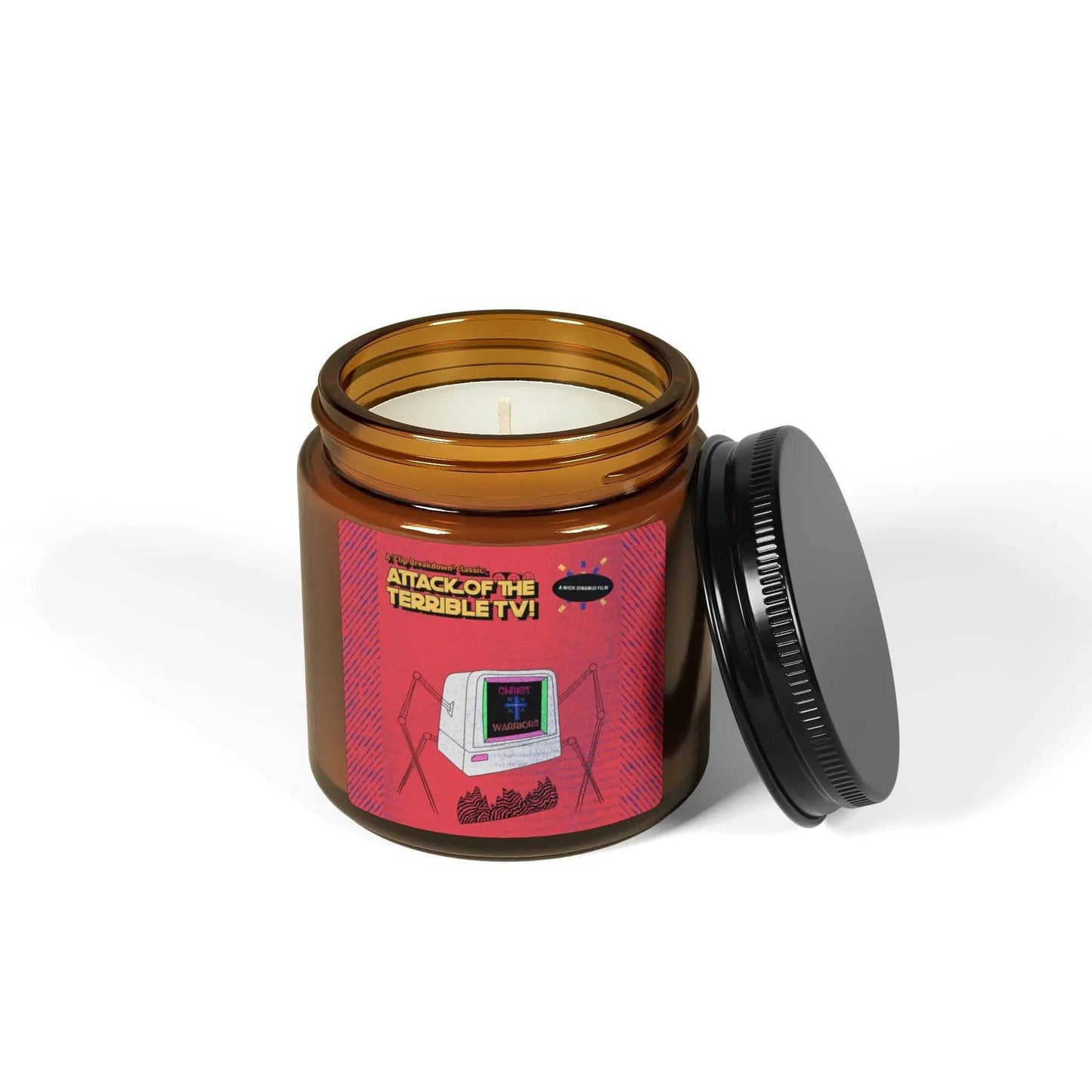 Vintage Horror Film Poster Inspired Scented Soy Candle - Nick DiRamio