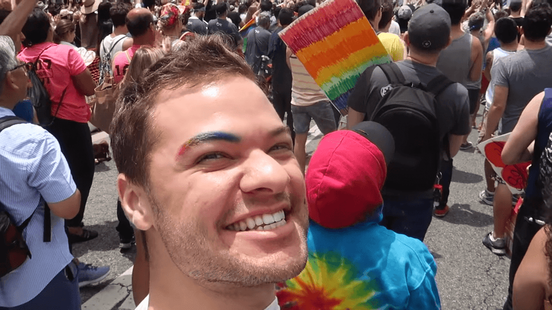 My Resist March at LA Pride Festival 2017- GAY PRIDE VLOG! #Resist with LGBTQ West Hollywood - Nick DiRamio